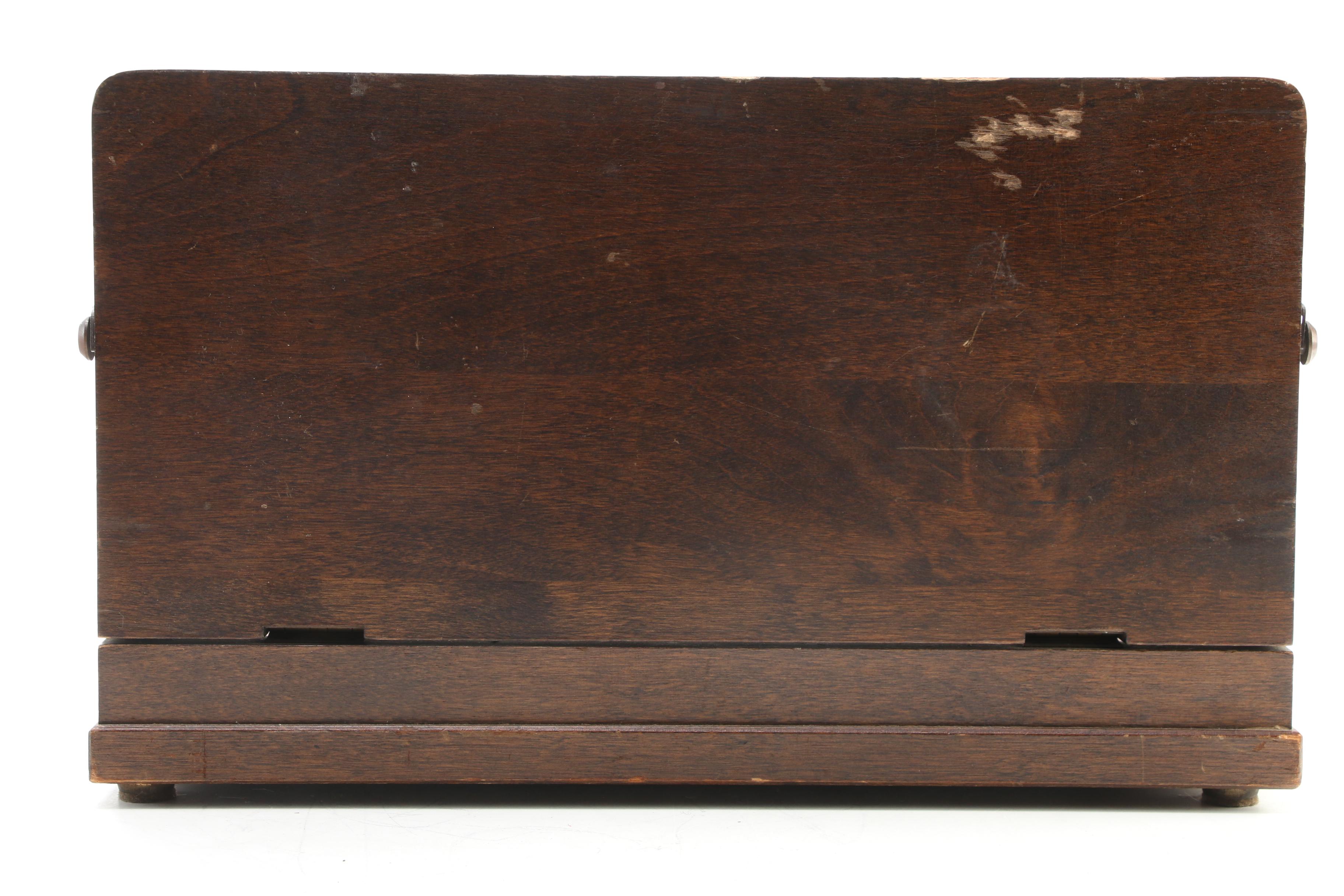 Standard Statistics Co. Standard Bond Book Wooden Book Stand