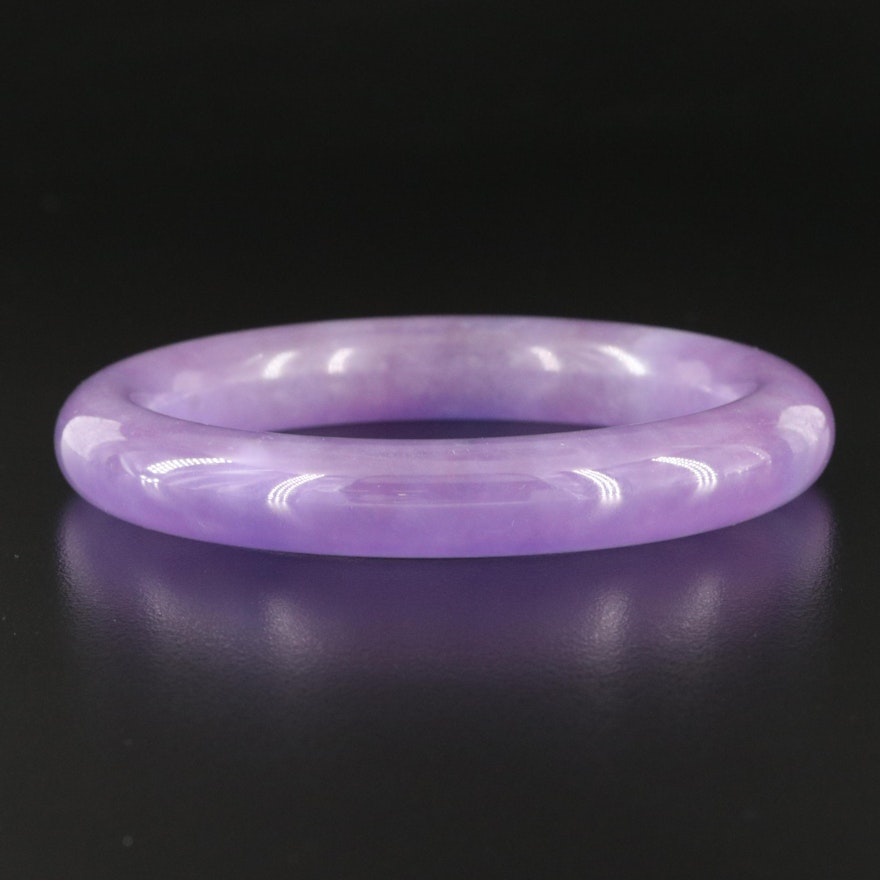 Jadeite Hololith Bangle