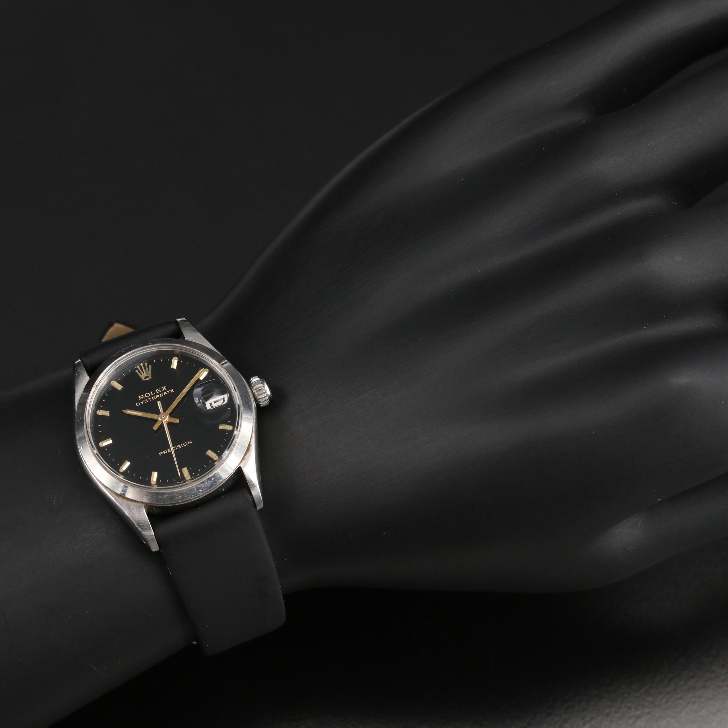 1969 Rolex Oysterdate Stainless Steel Watch