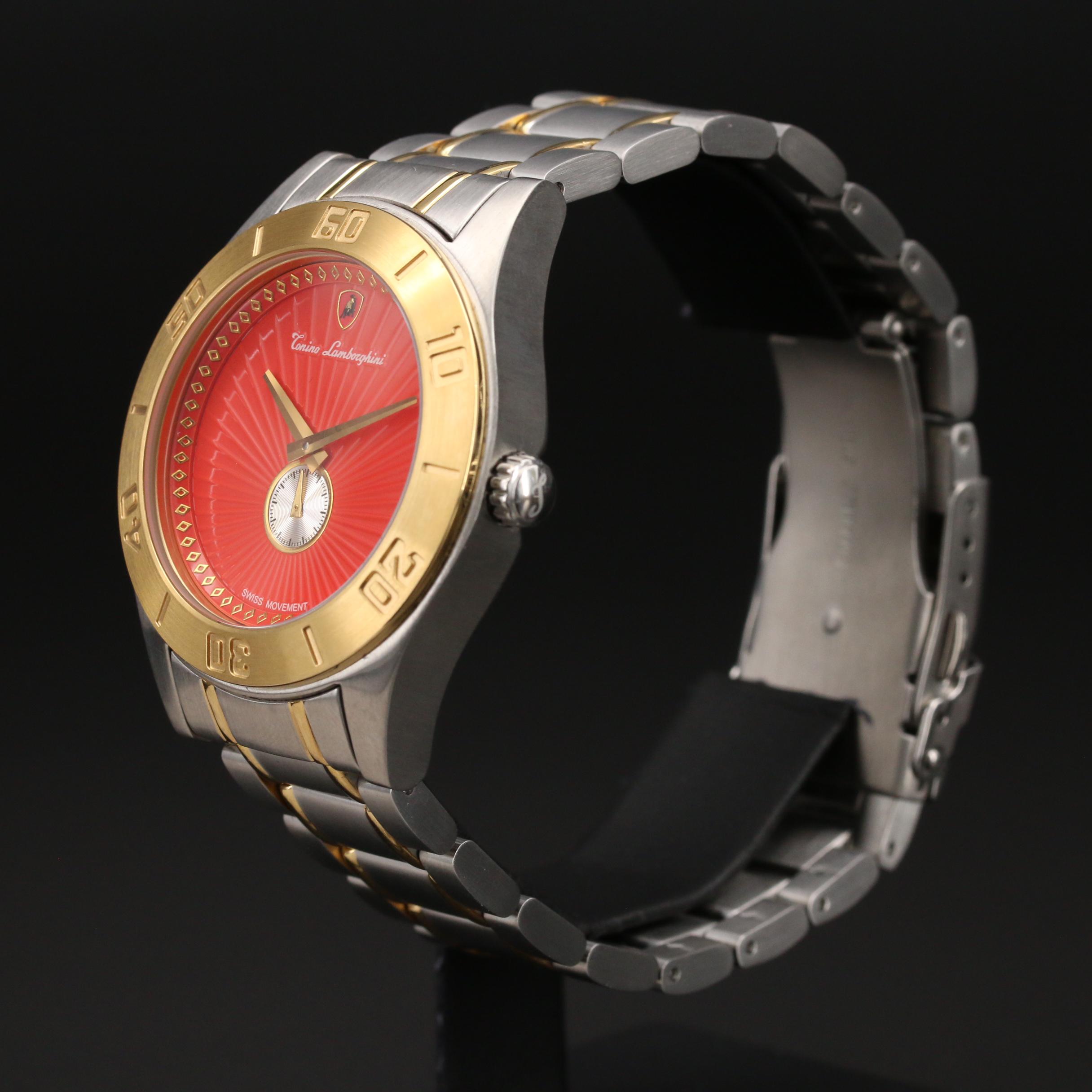 Tonino Lamborghini Two Tone Stainless Steel Watch