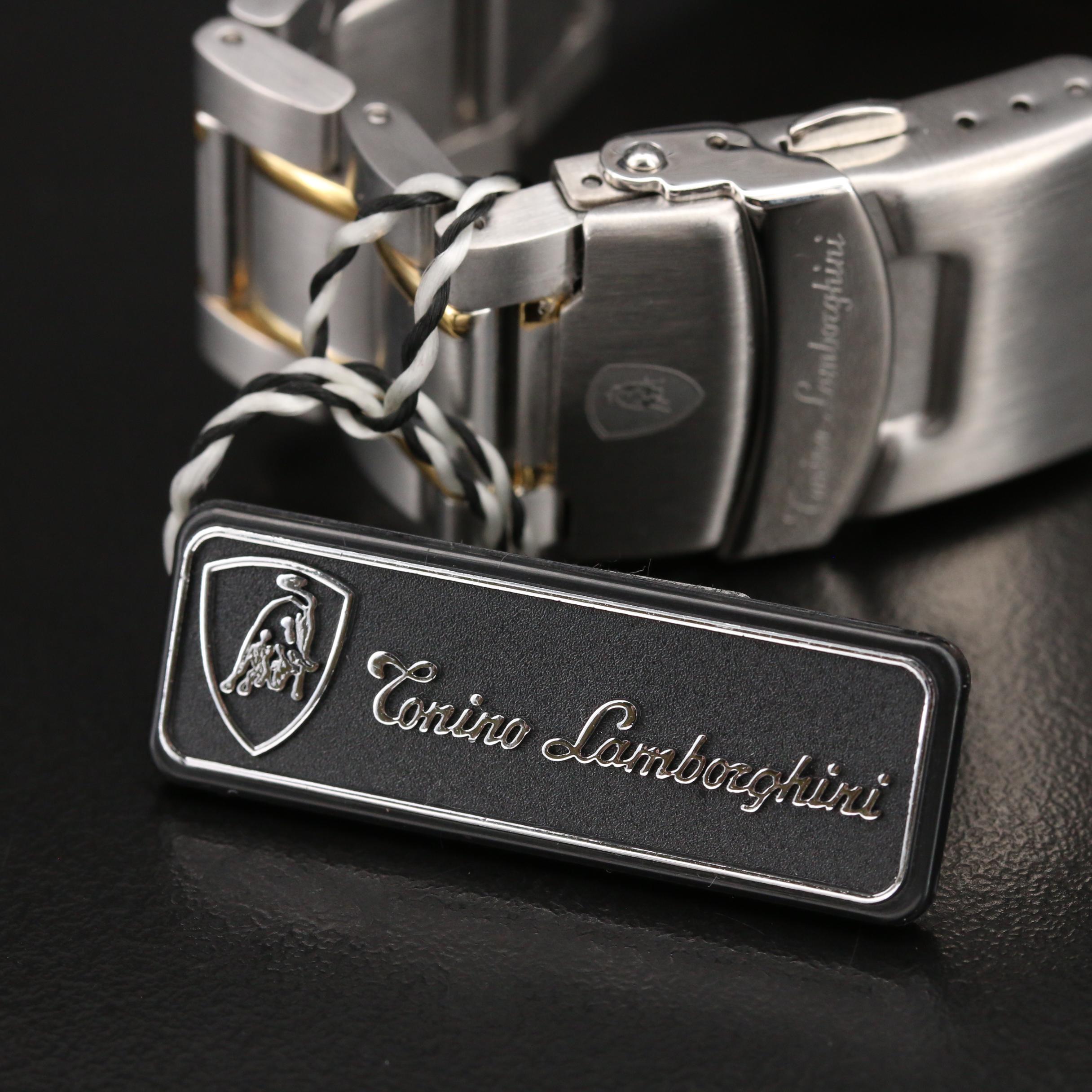 Tonino Lamborghini Two Tone Stainless Steel Watch