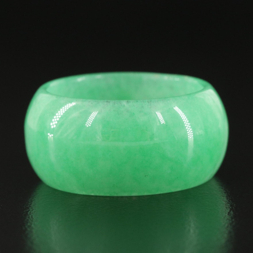 Jadeite Hololith Ring