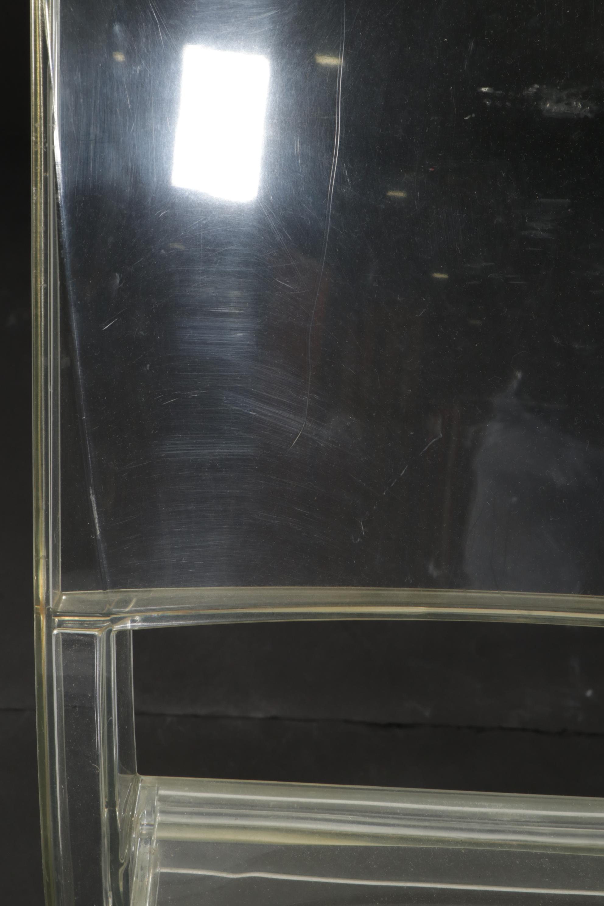 Four Contemporary Starck for Kartell "La Marie" Transparent Side Chairs