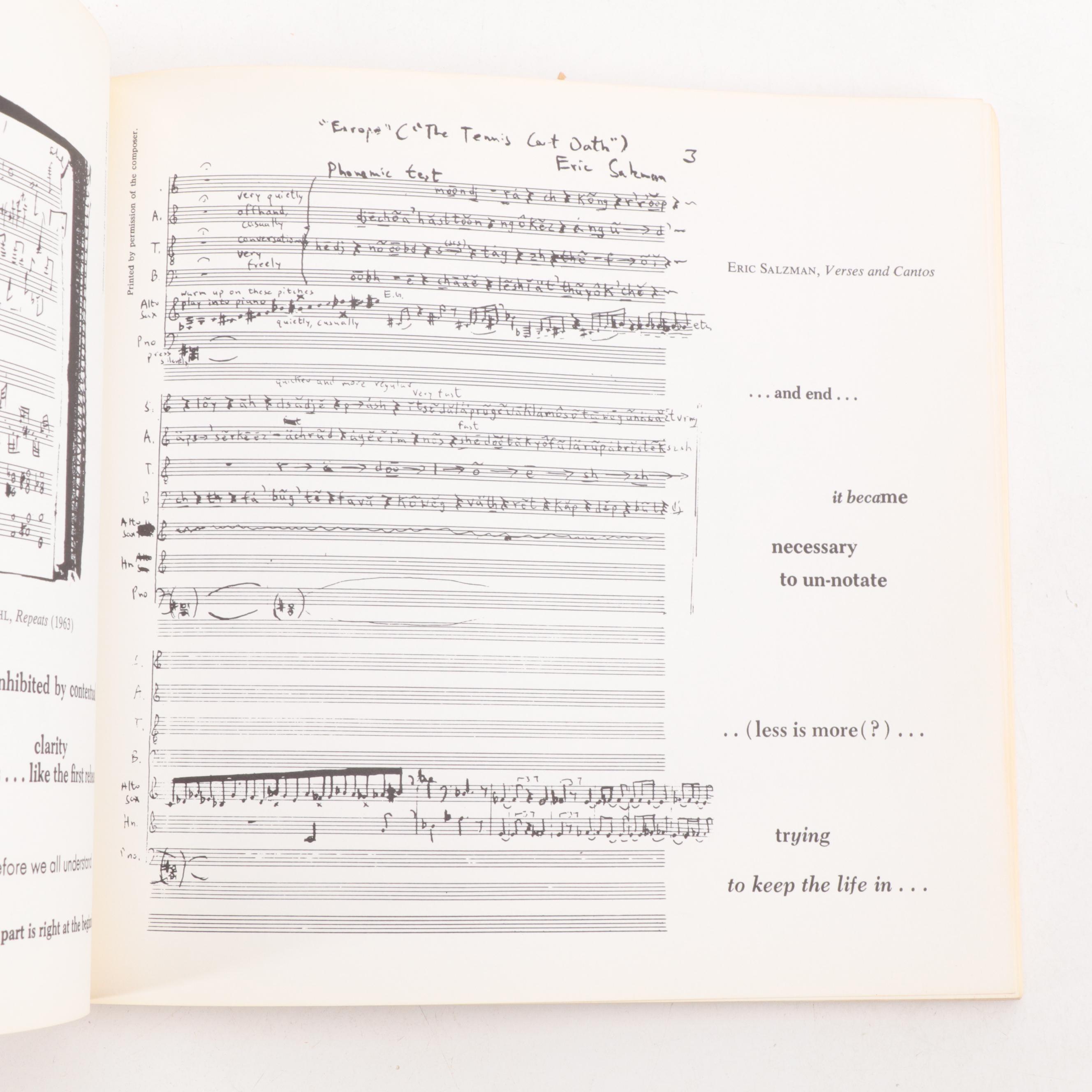 "Notations" Musical Manuscripts By John Cage, 1969