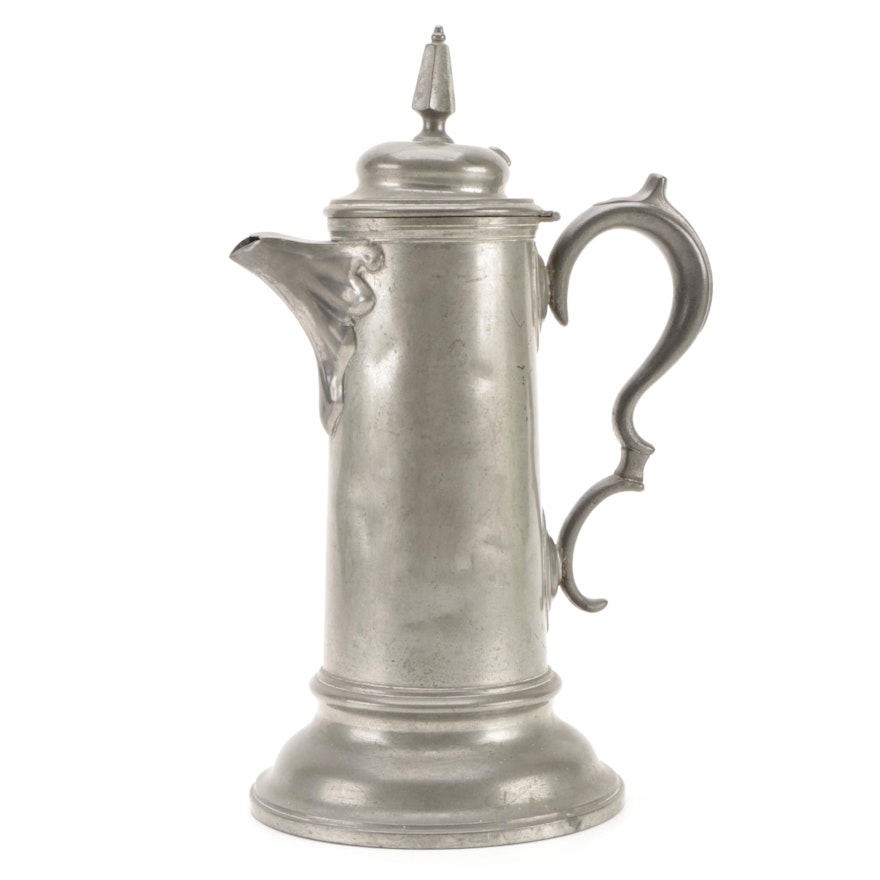 Colonial Style Pewter Coffee Pot