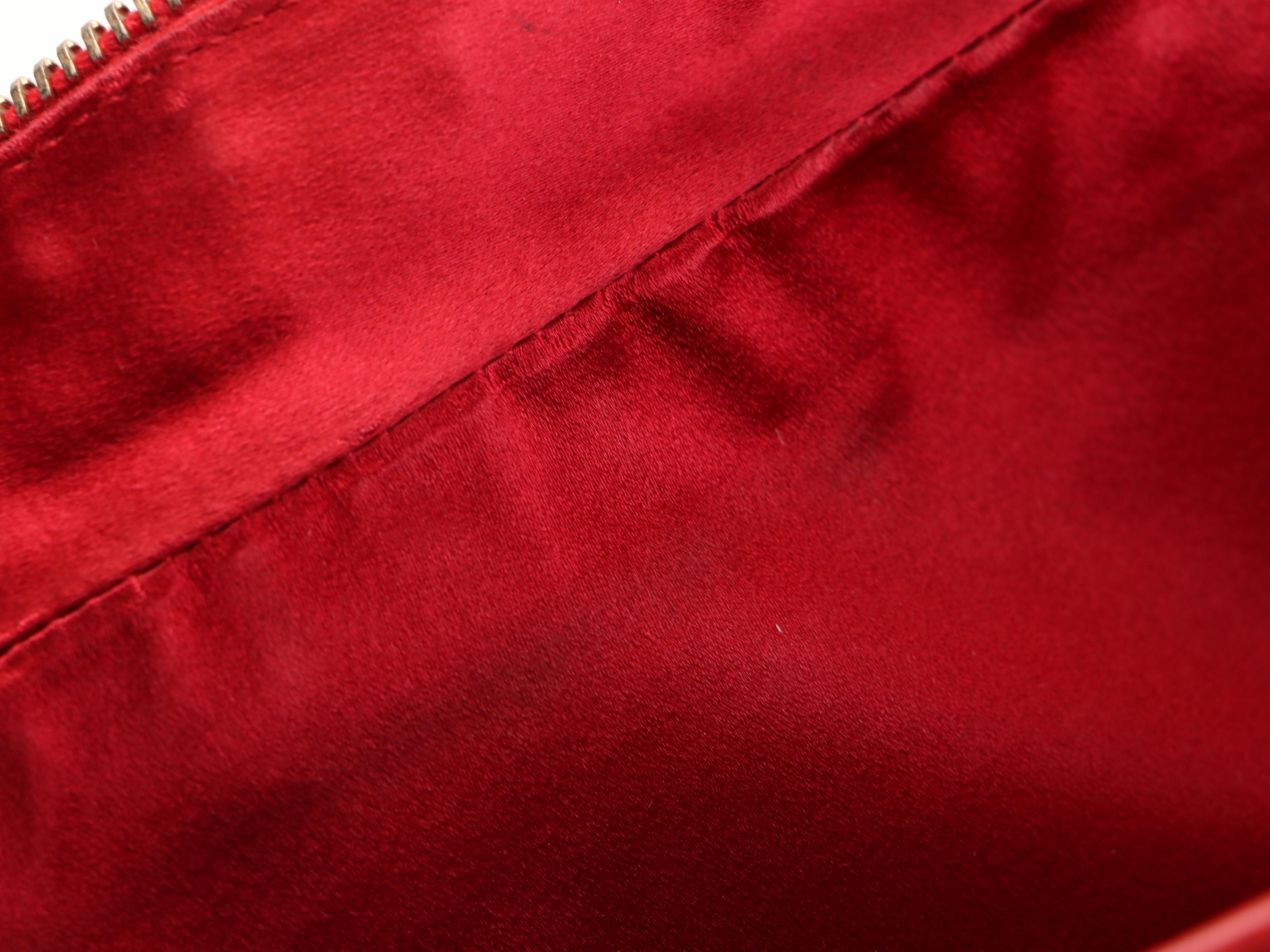 Prada Bowler Bauletto Bag in Red Saffiano Leather