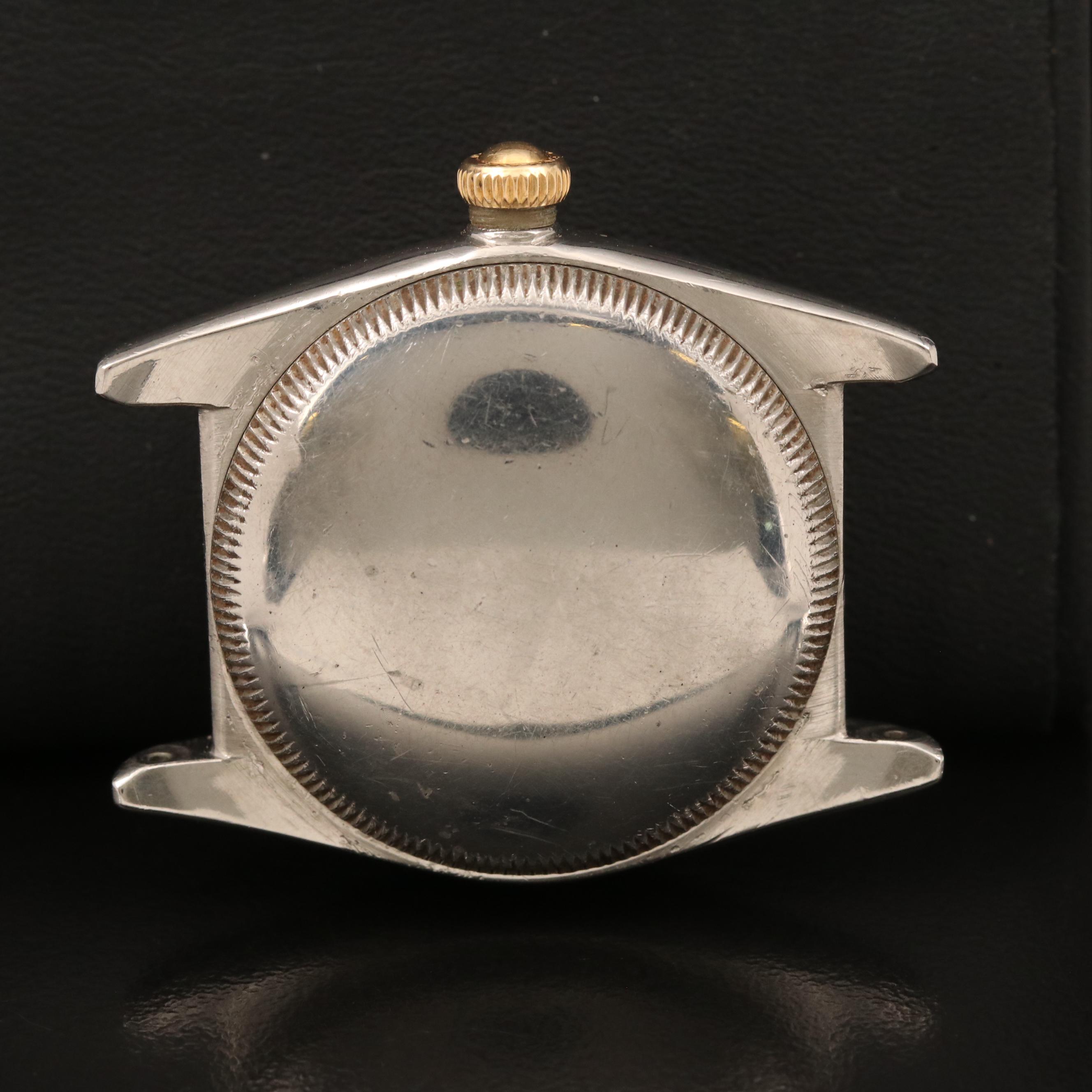 Rolex Vintage Oyster Perpetual Bubble Back 14K and Stainless Steel Watch