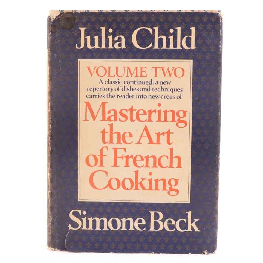 First Edition "Mastering the Art of French Cooking" Vol. II by Child and Beck