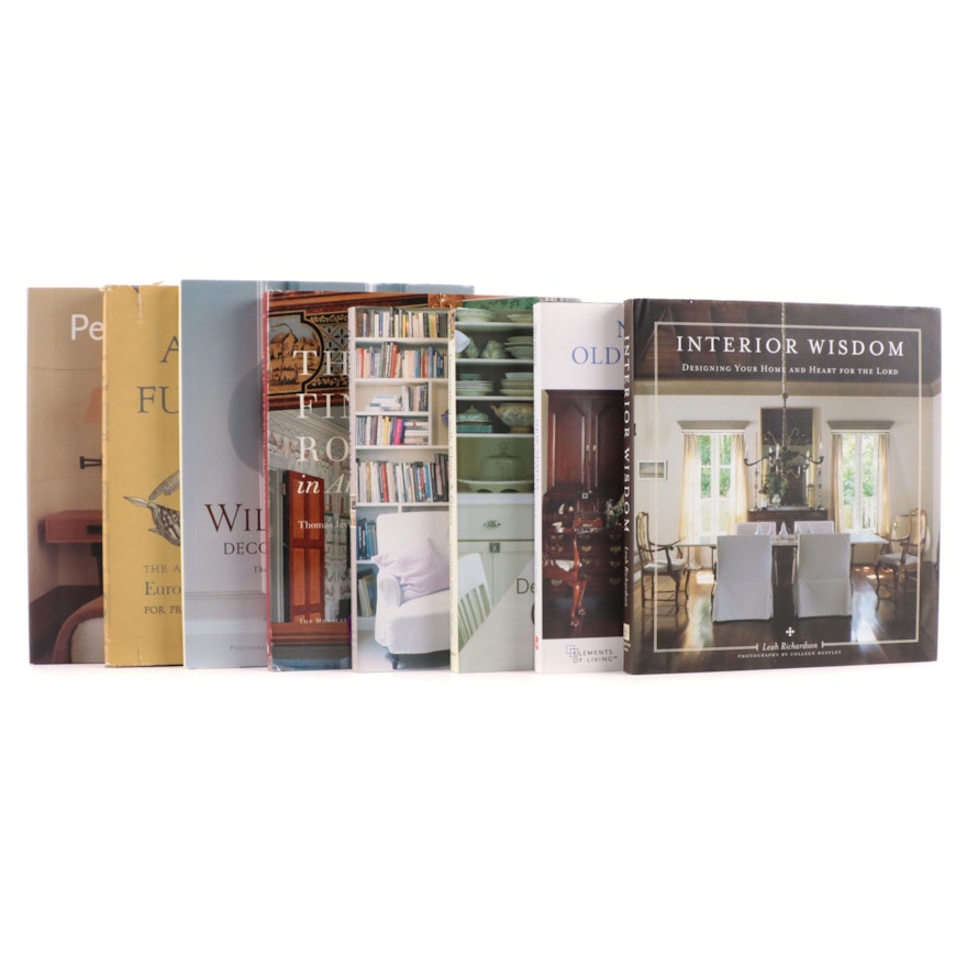 Interior Design Reference Books Including "Perfect Neturals" by Stephanie Hoppen