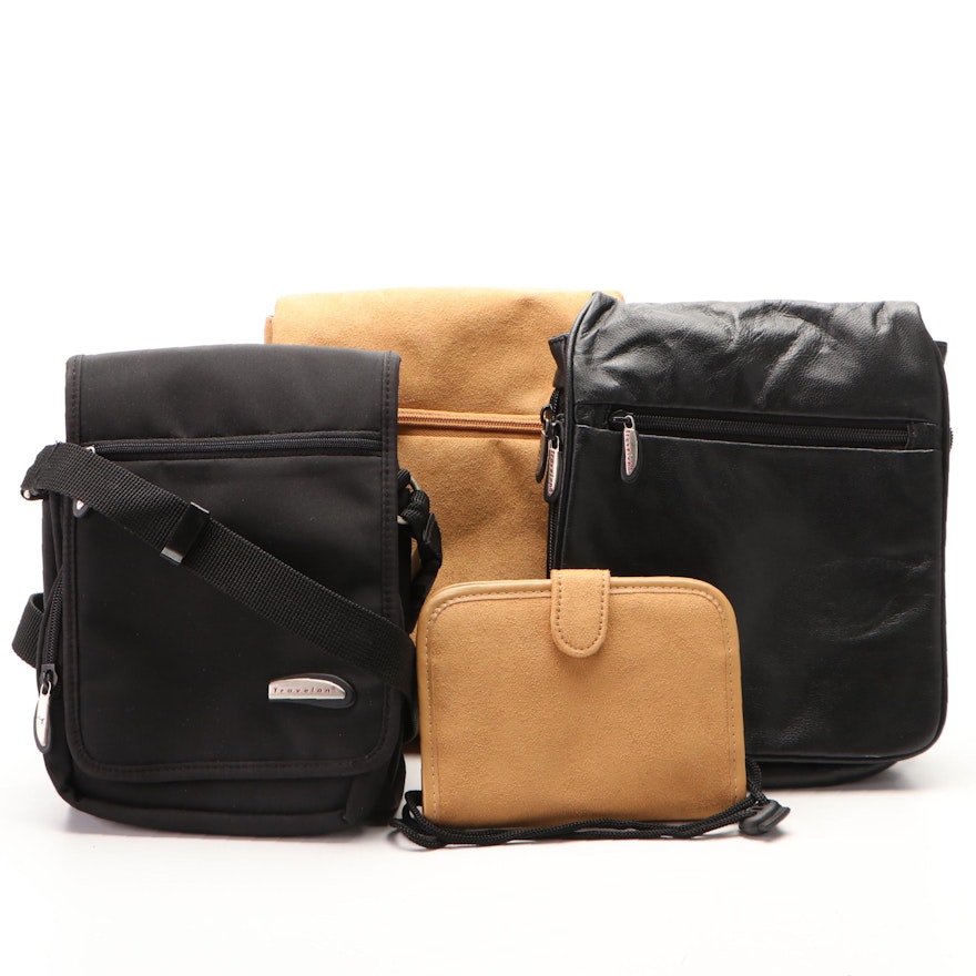 Travelon Flap Sling Shoulder Bags, Crossbody Bag, and Snap Pouch