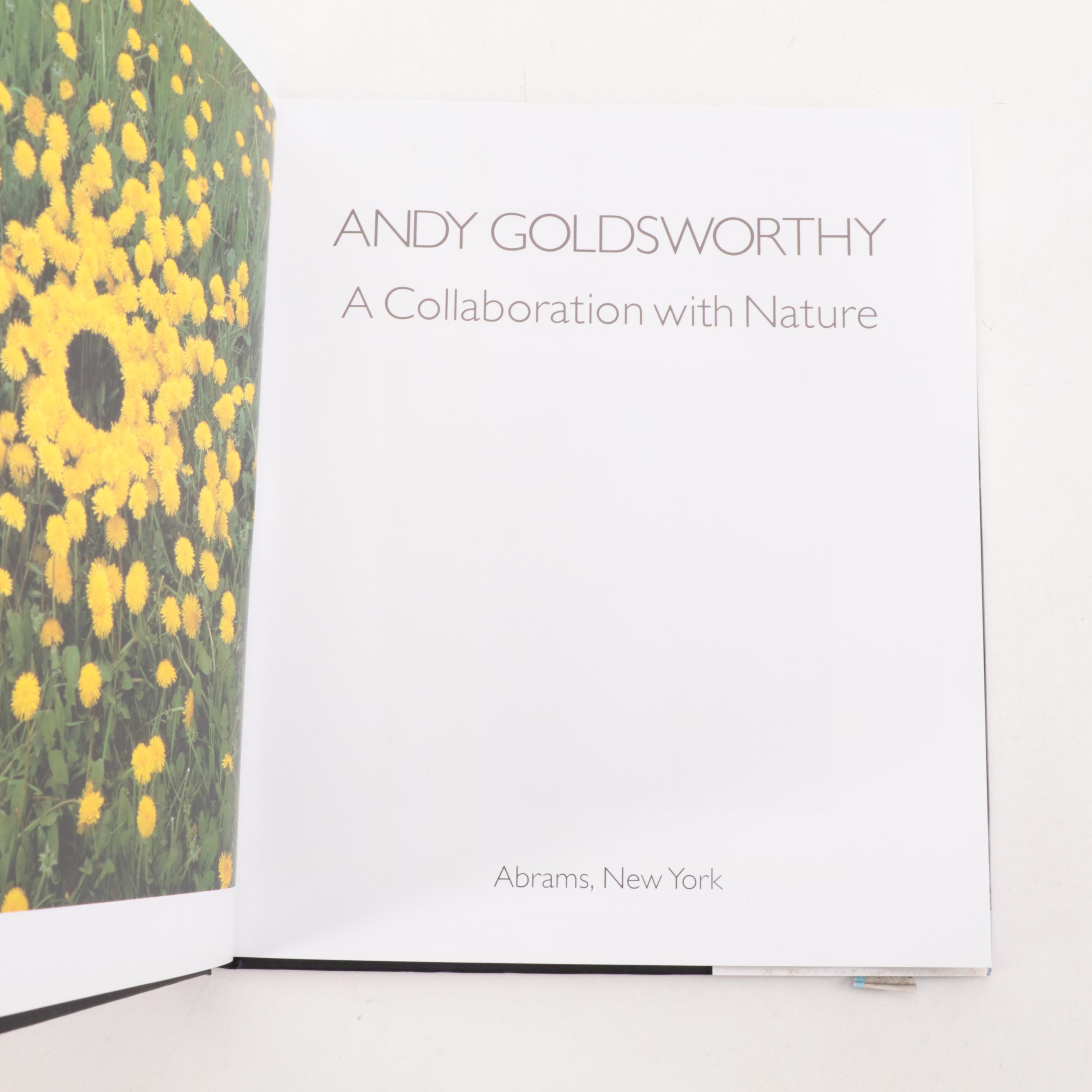 "A Collaboration with Nature" and "Wood" by Andy Goldsworthy, Late 20th Century