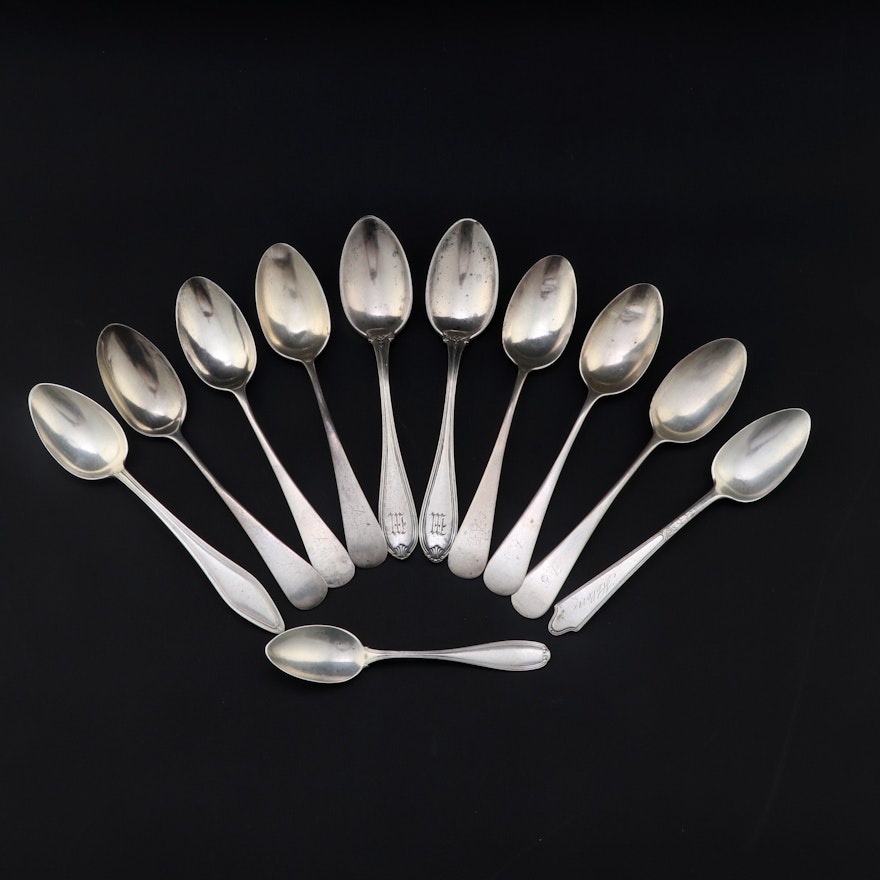 International Silver "Margret" and Other Sterling Silver Teaspoons