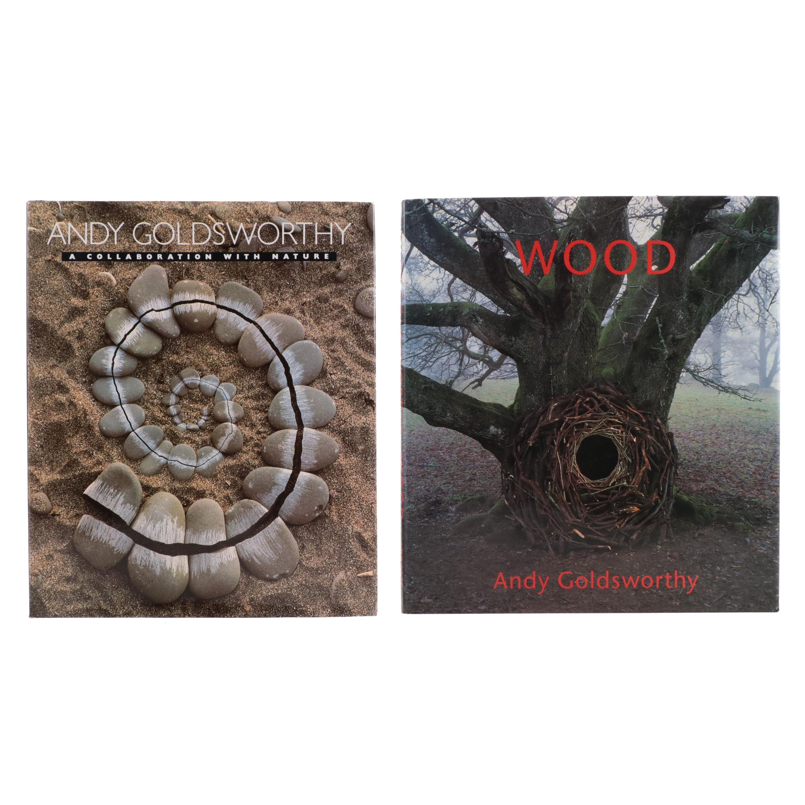 "A Collaboration with Nature" and "Wood" by Andy Goldsworthy, Late 20th Century