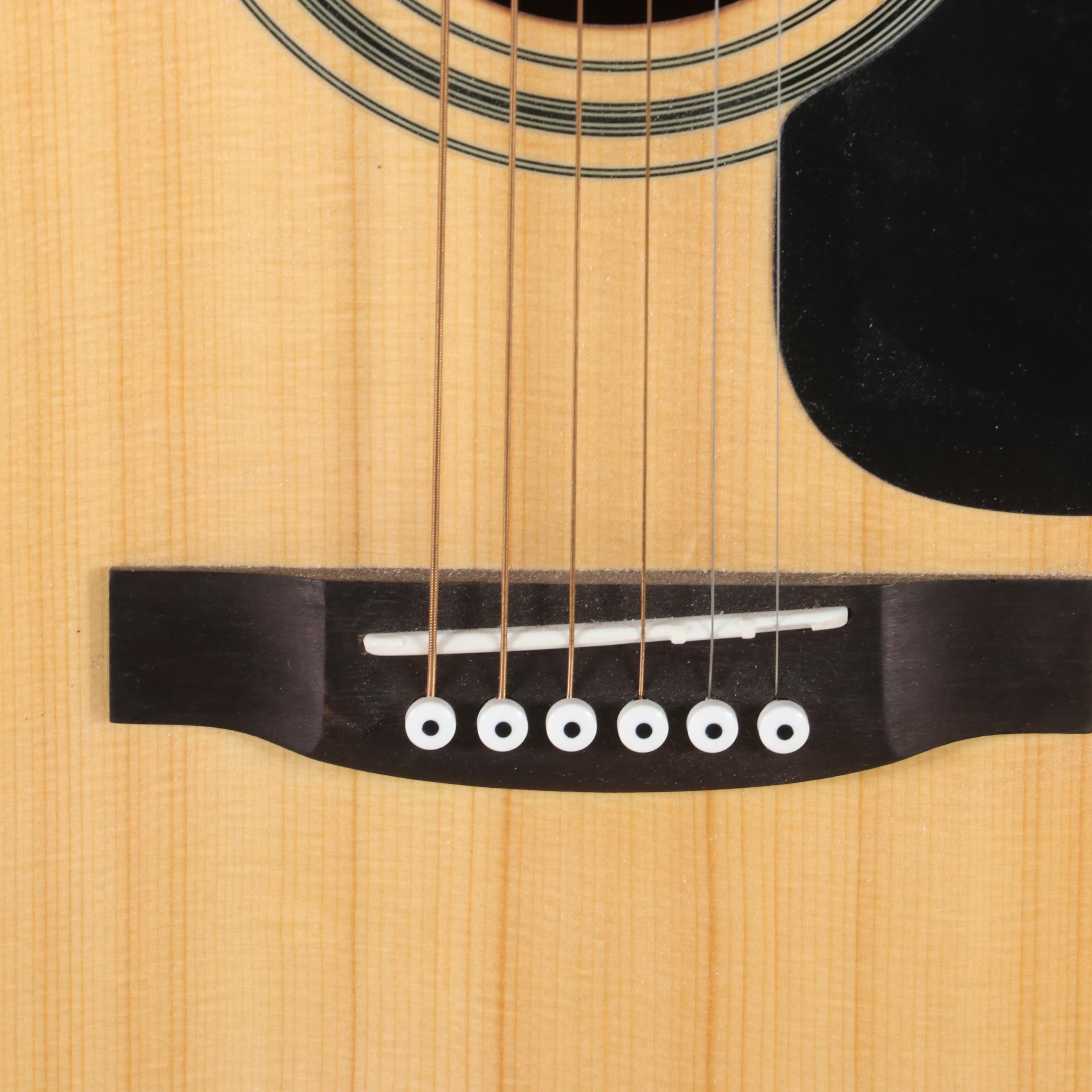 Yamaha FD01S Acoustic Guitar with Stands and Music Books