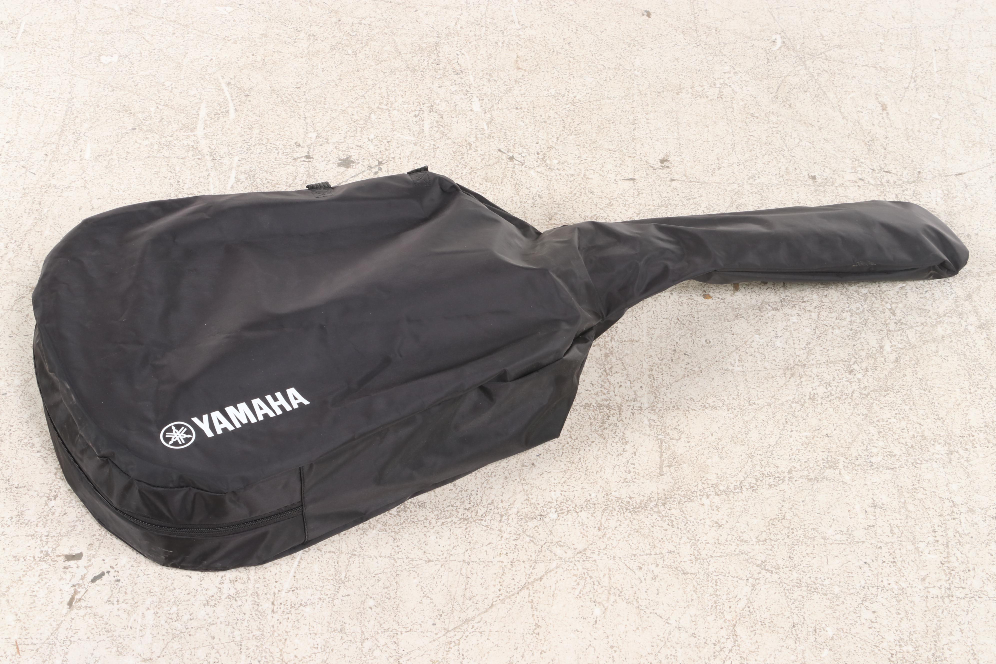 Yamaha FD01S Acoustic Guitar with Stands and Music Books