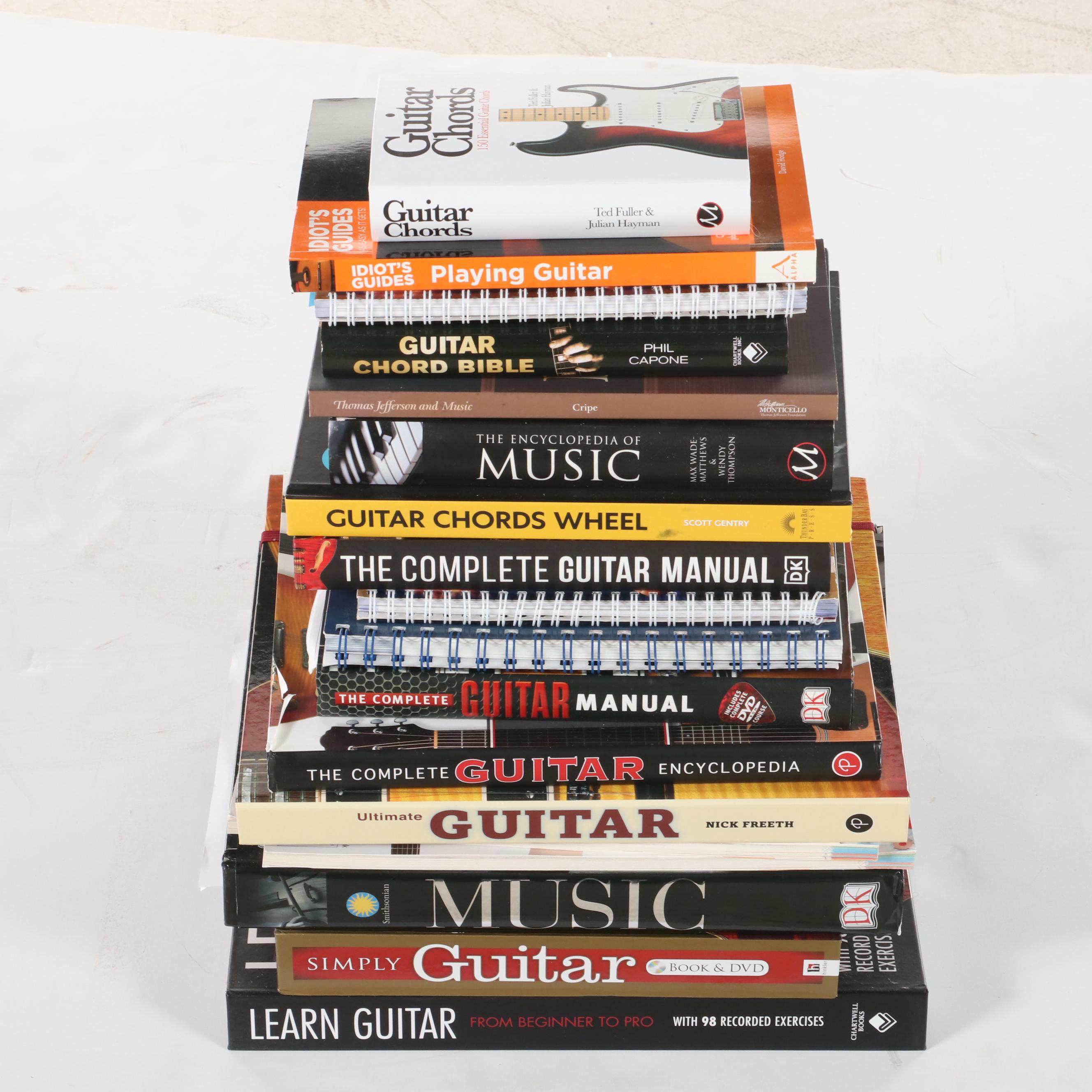 Yamaha FD01S Acoustic Guitar with Stands and Music Books