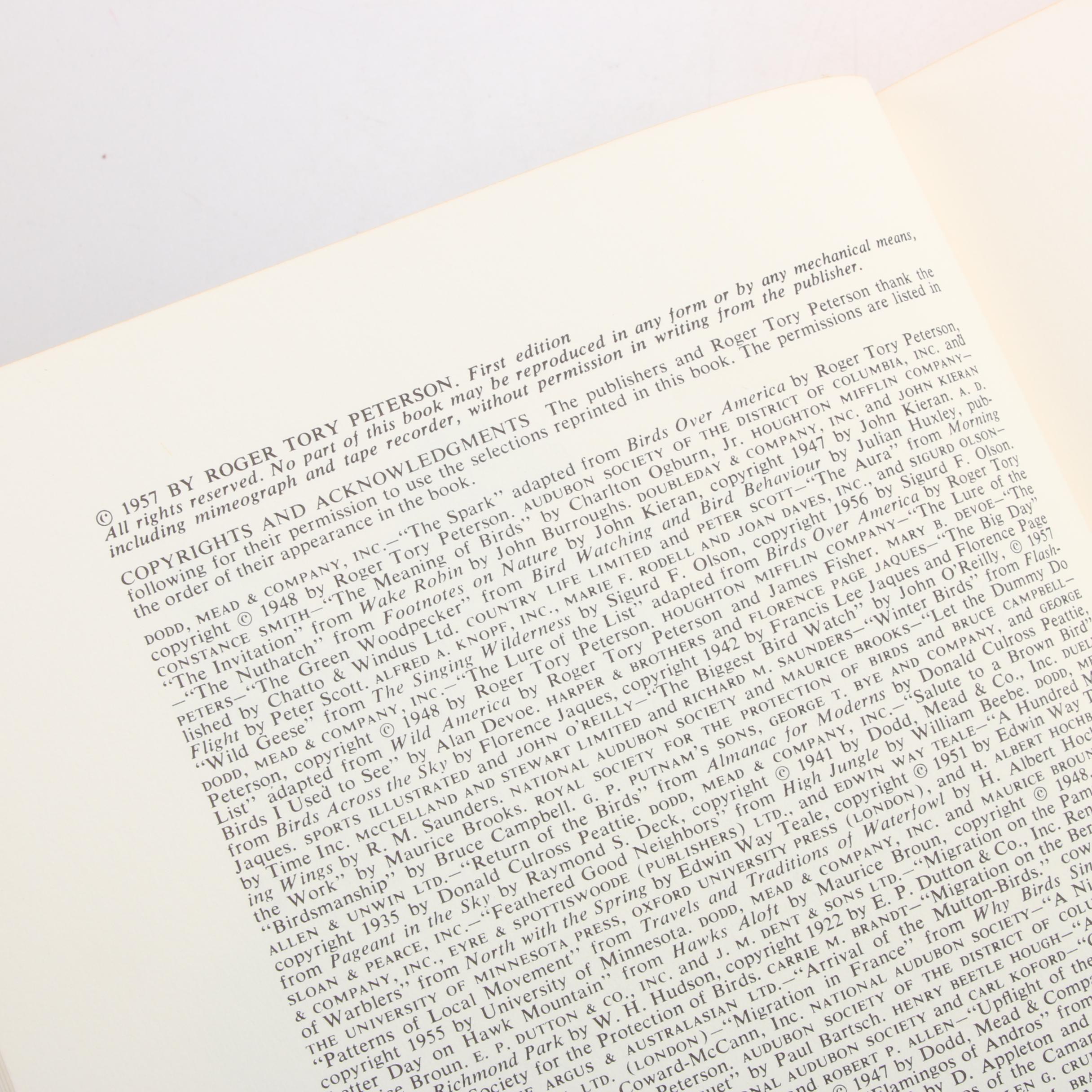 Signed First Edition "Bird Watcher's Anthology" by Roger Tory Peterson and More