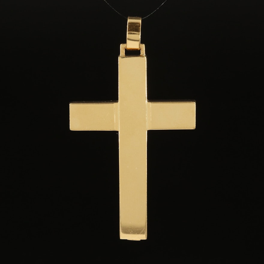 18K Cross Pendant