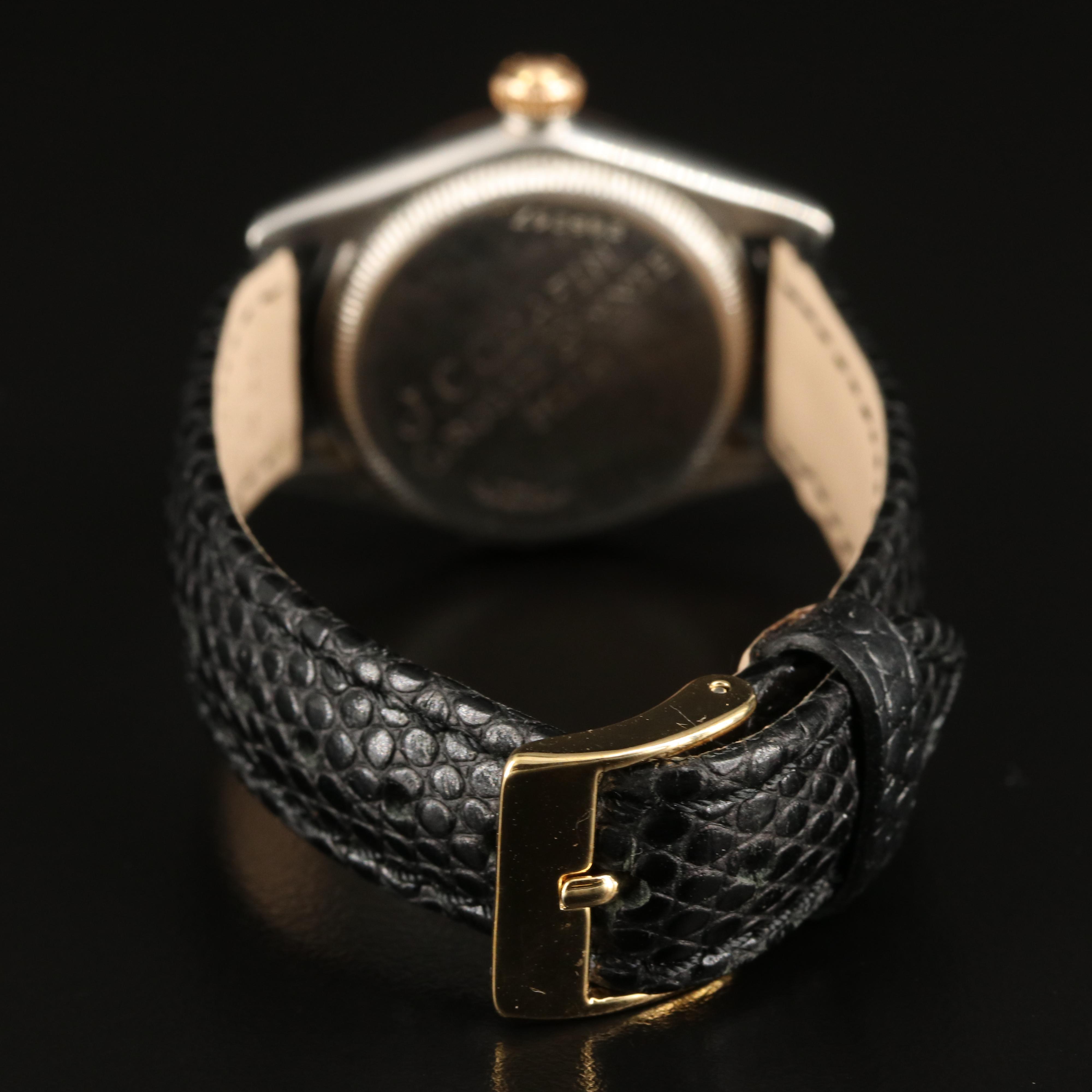 1935 Rolex Stainless Steel and Gold Filled Stem Wind Watch