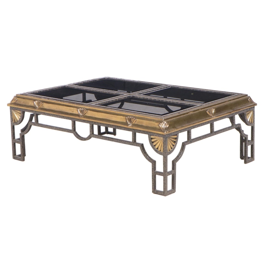 Iron and Bronze Coffee Table