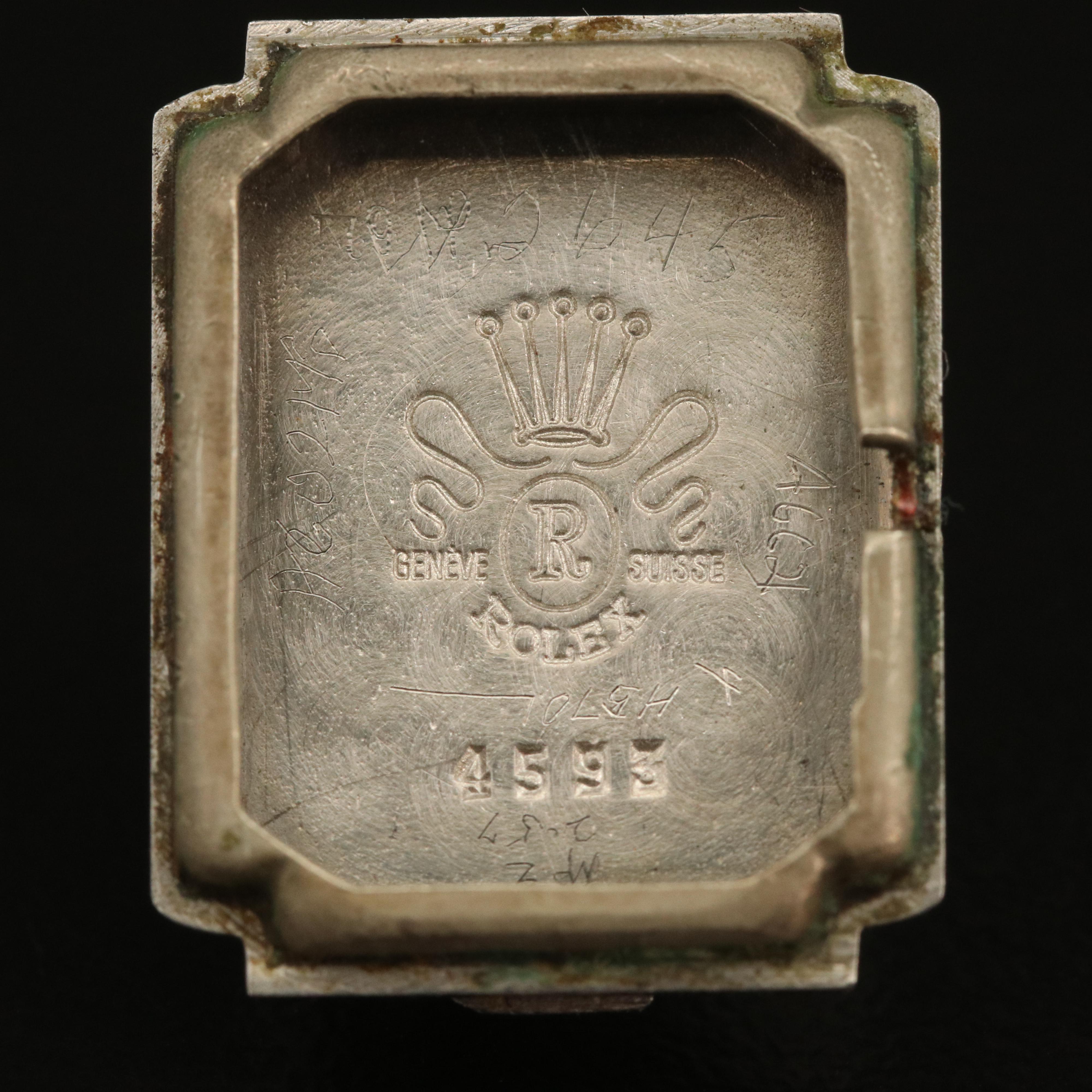 Vintgae Rolex Stainless Steel Watch , Circa 1947