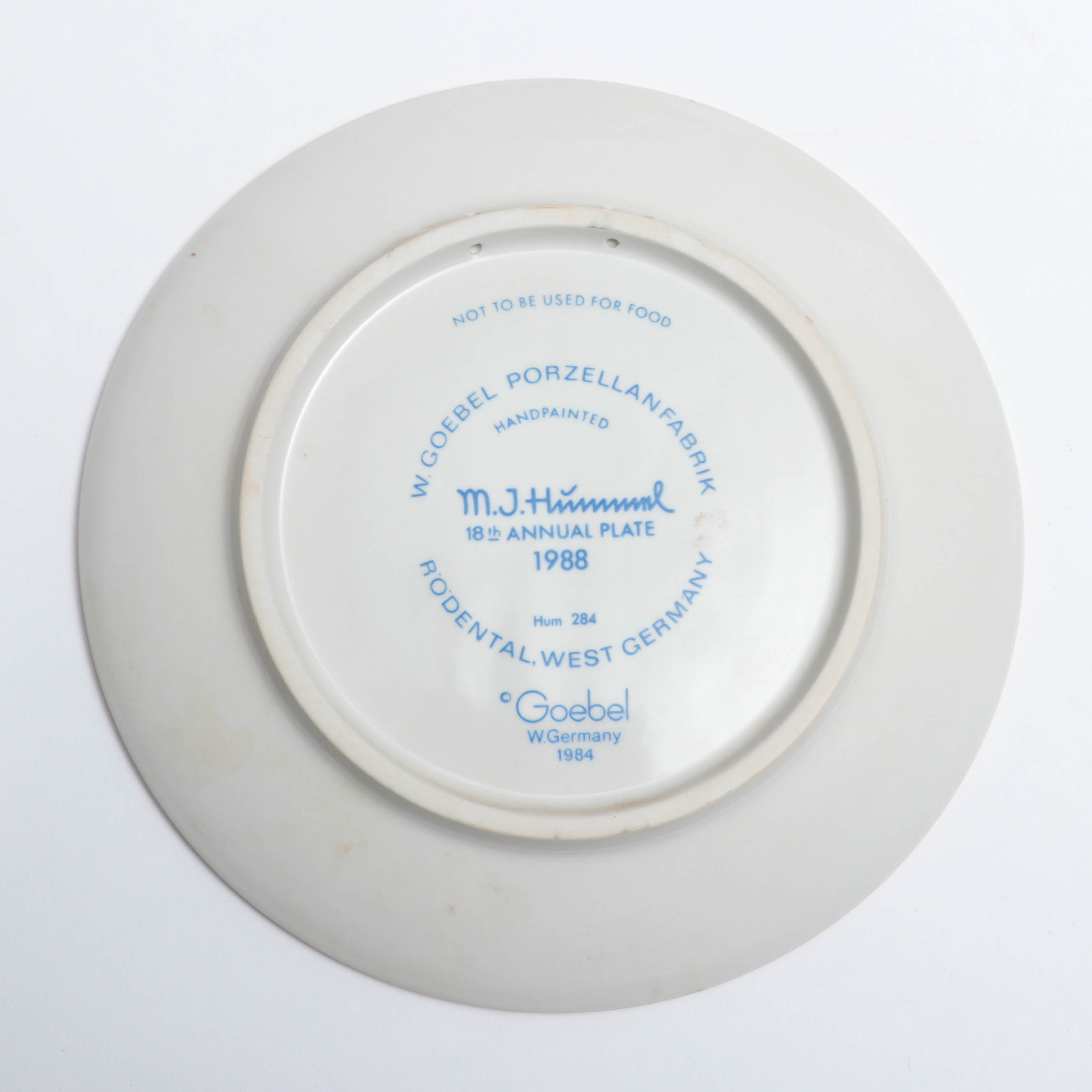 Goebel Hummel Ceramic Collector Plates