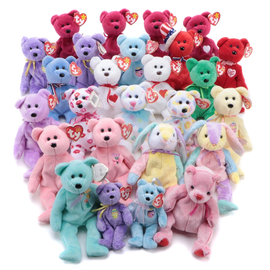 Ty Valentino, Dublin and Other Beanie Baby Bears