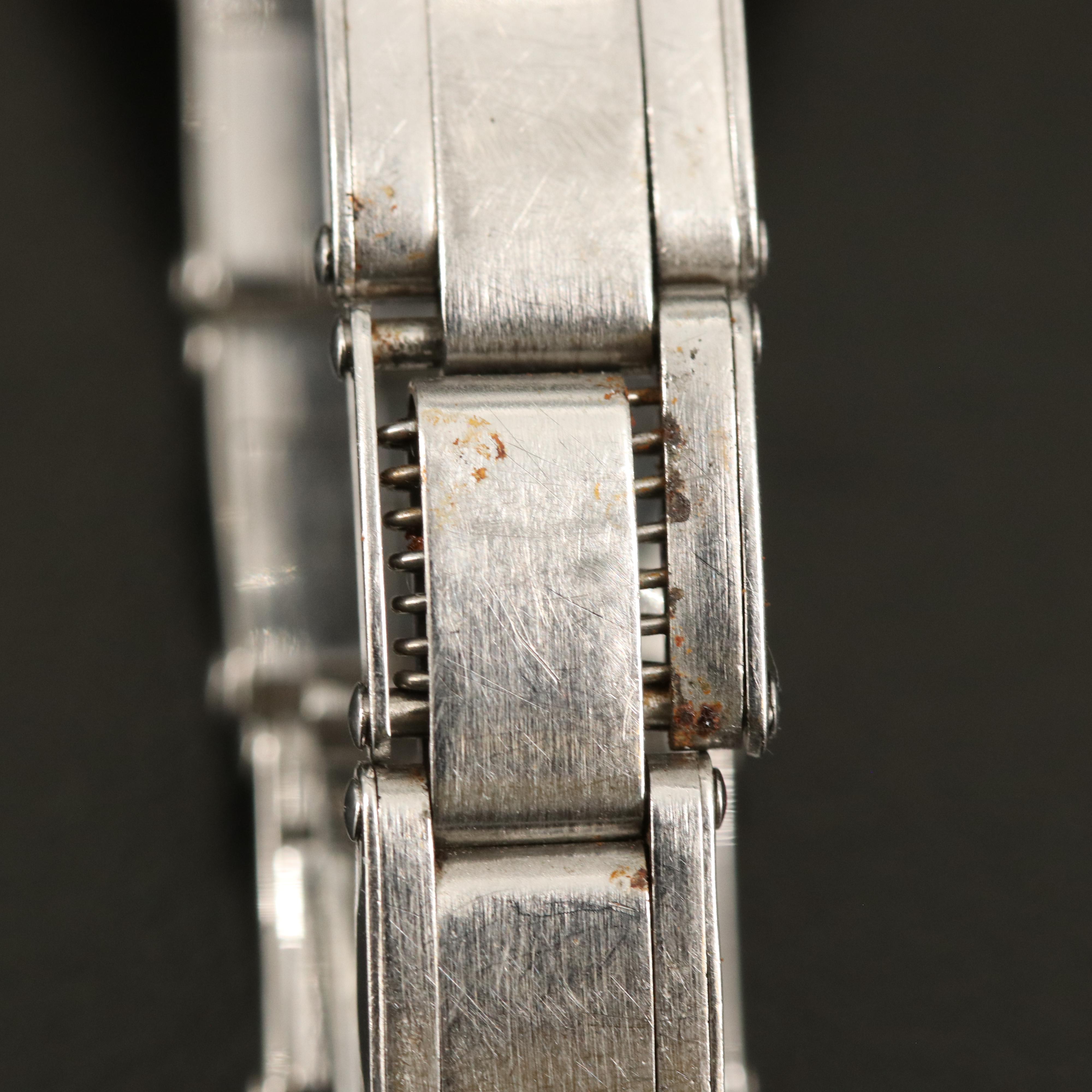 Vintage Rolex Bubbleback Model 5003 14K and Stainless Steel Watch