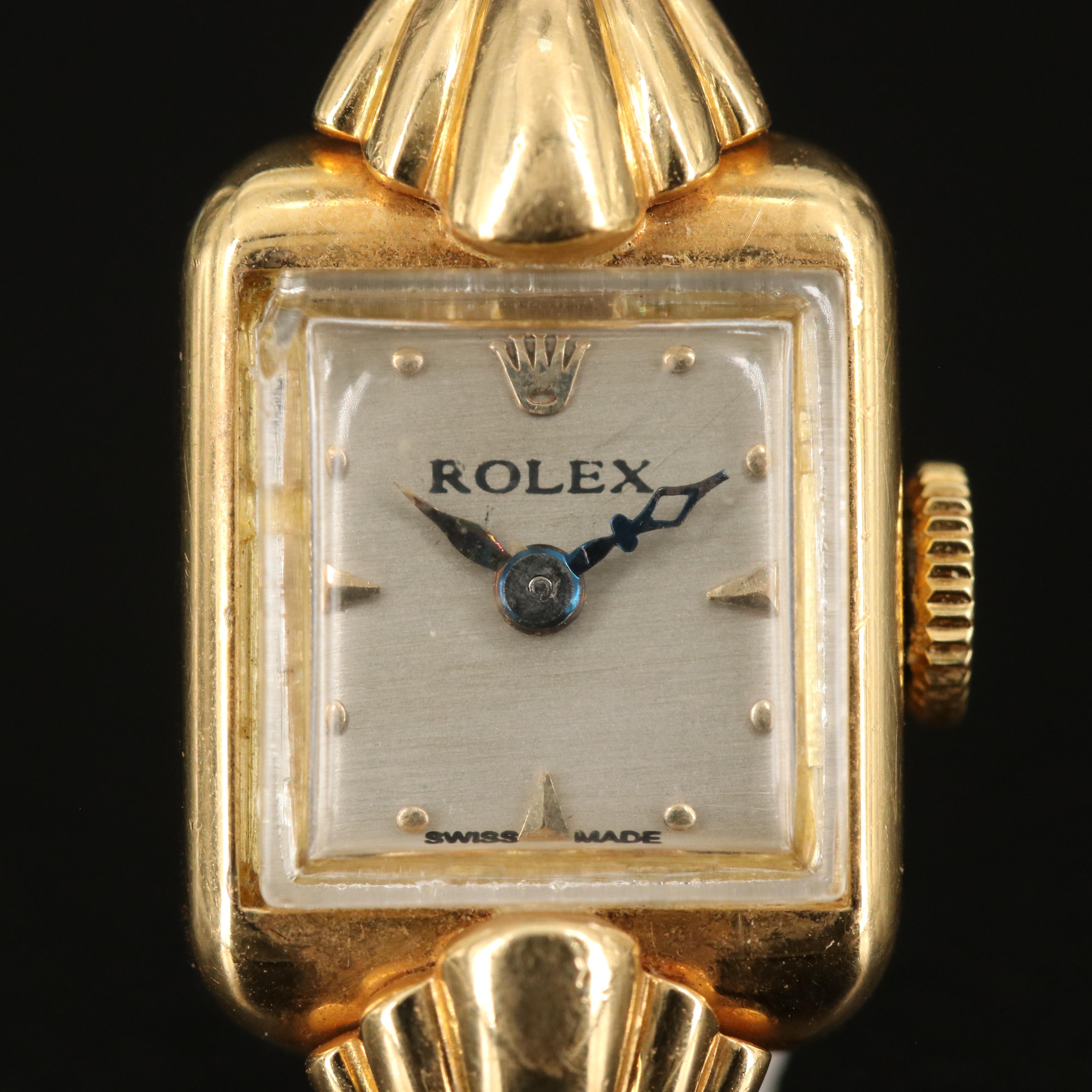Rolex 18K Stem Wind Watch