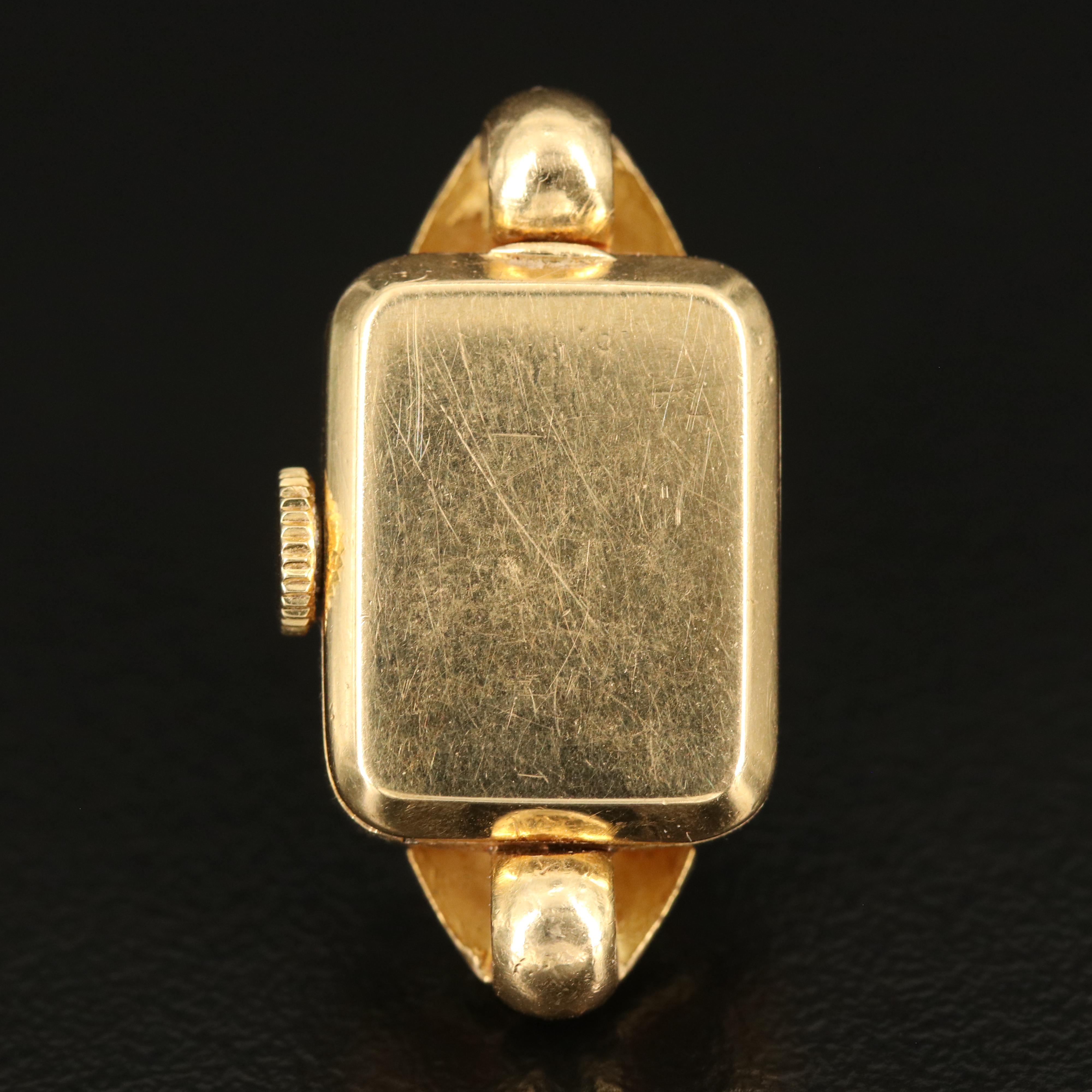 Rolex 18K Stem Wind Watch