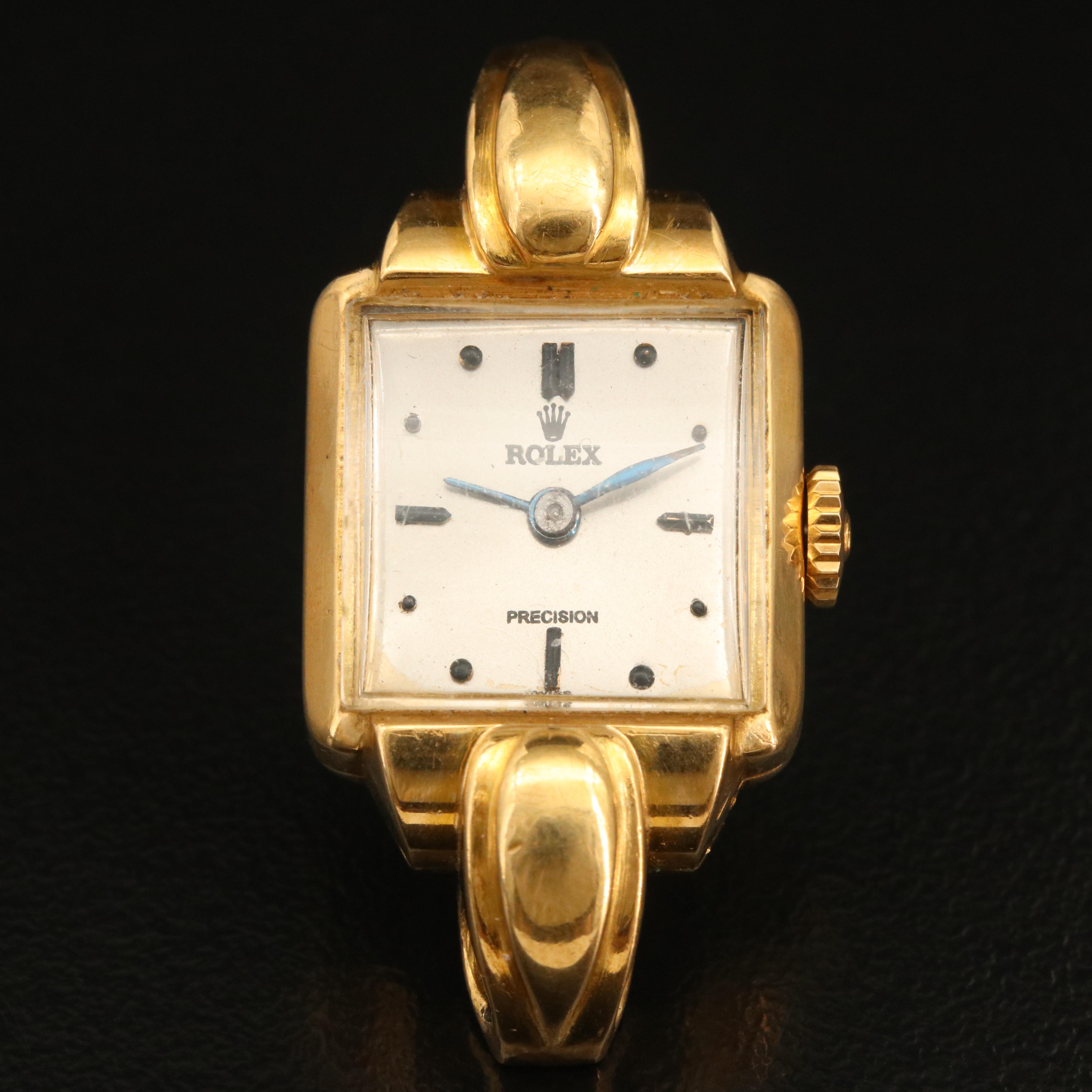 Rolex Vintage 18K Stem Wind Watch