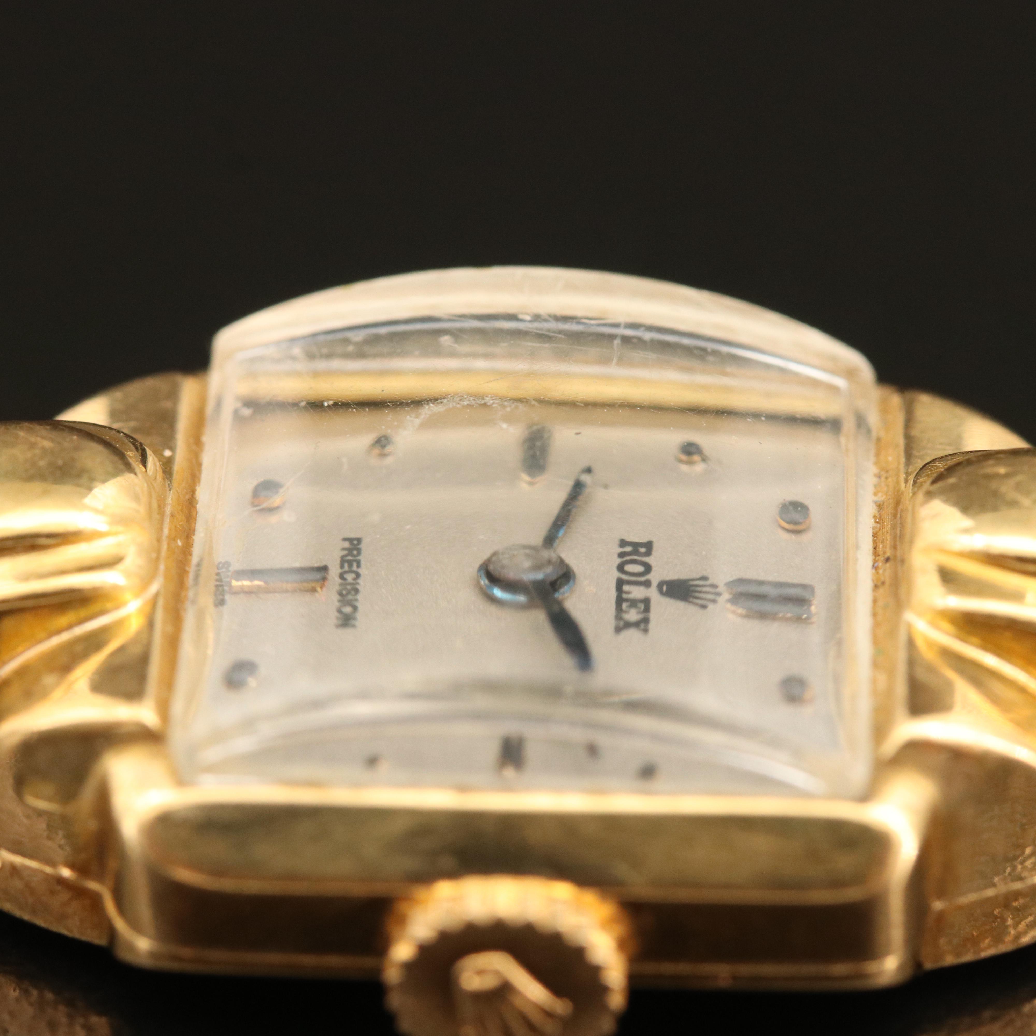 Rolex Vintage 18K Stem Wind Watch