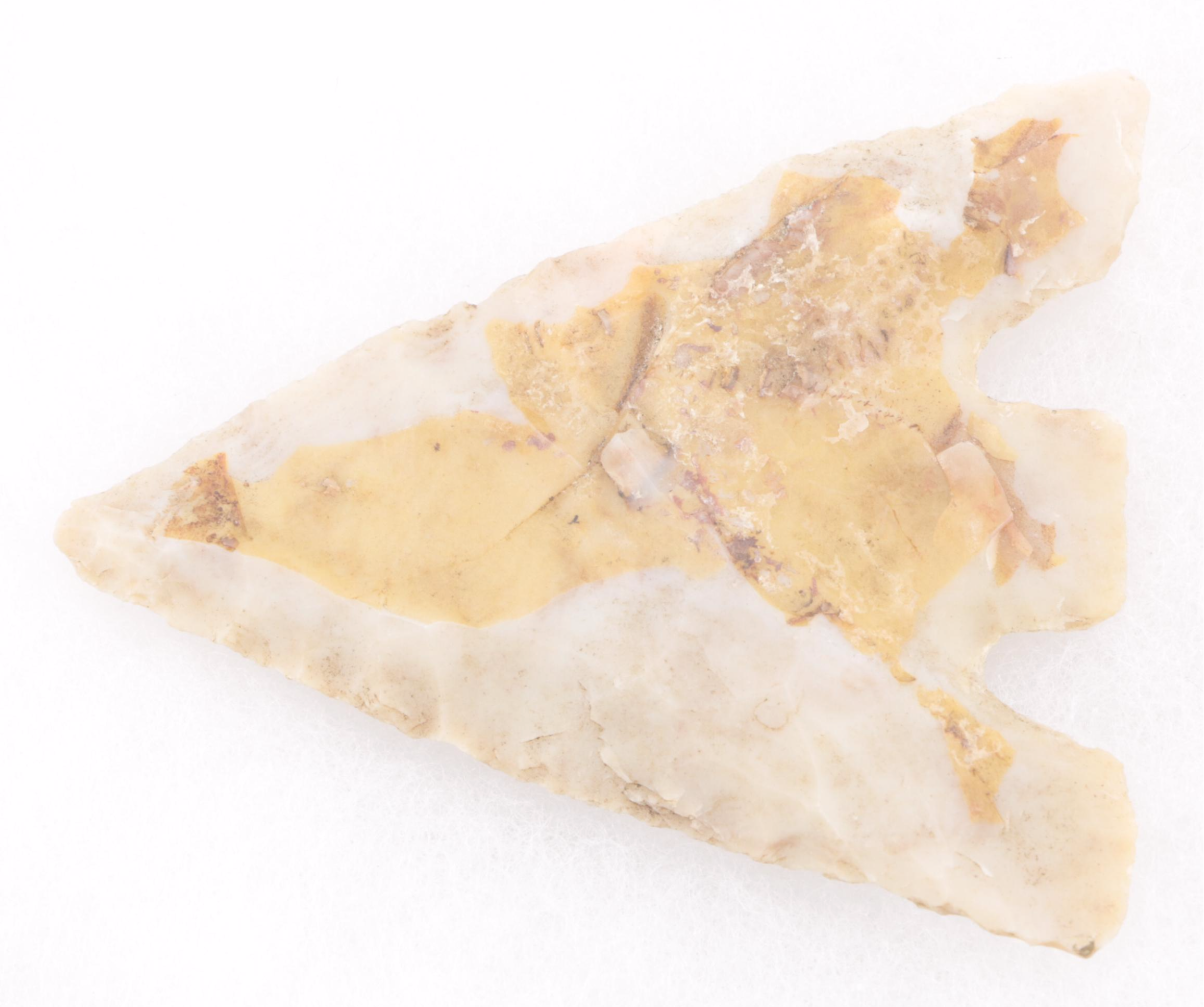 Native American Notched Flint Projectile Points