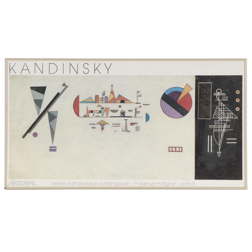 Offset Lithograph Exhibition Poster After Wassily Kandinsky, 1984