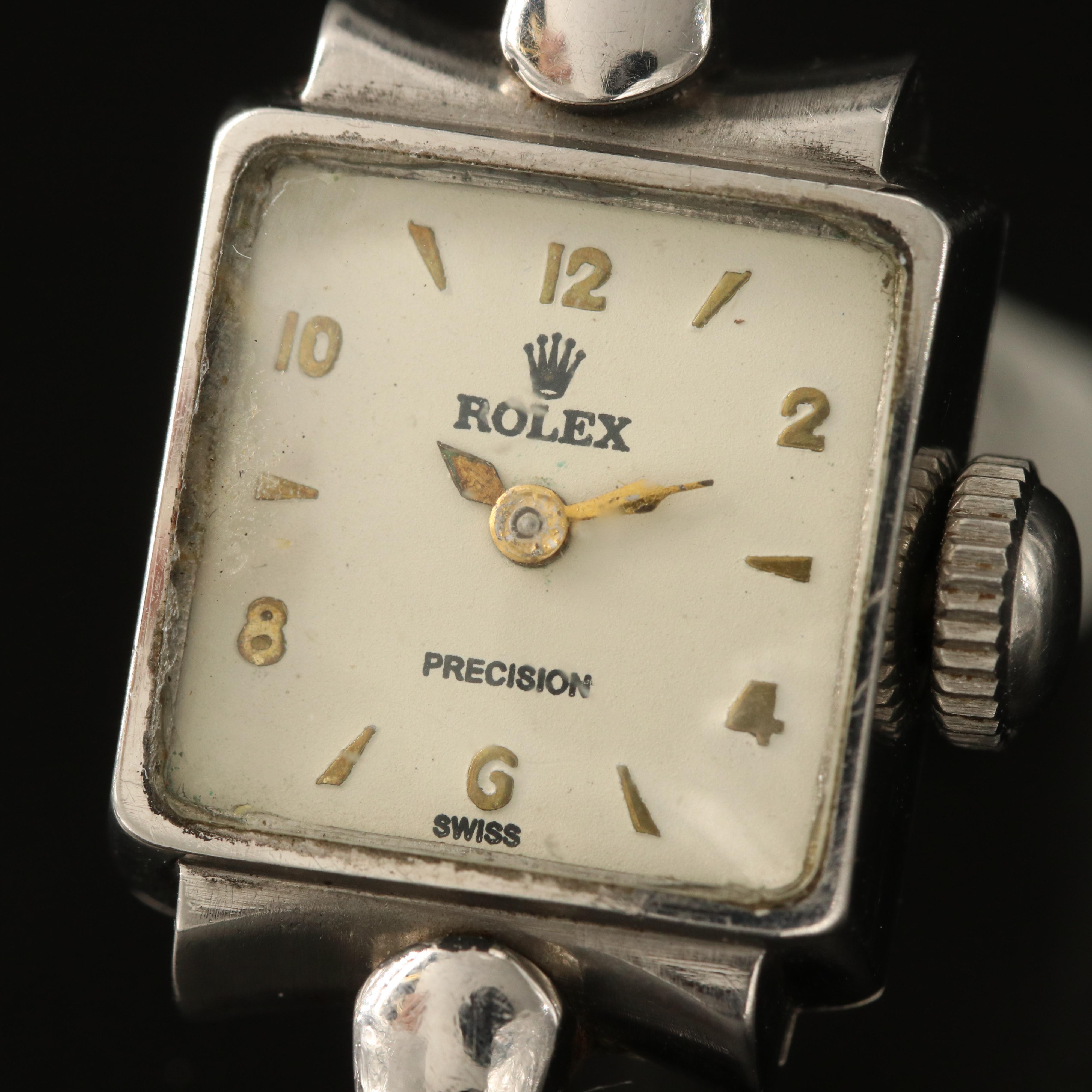 Vintgae Rolex Stainless Steel Watch , Circa 1947