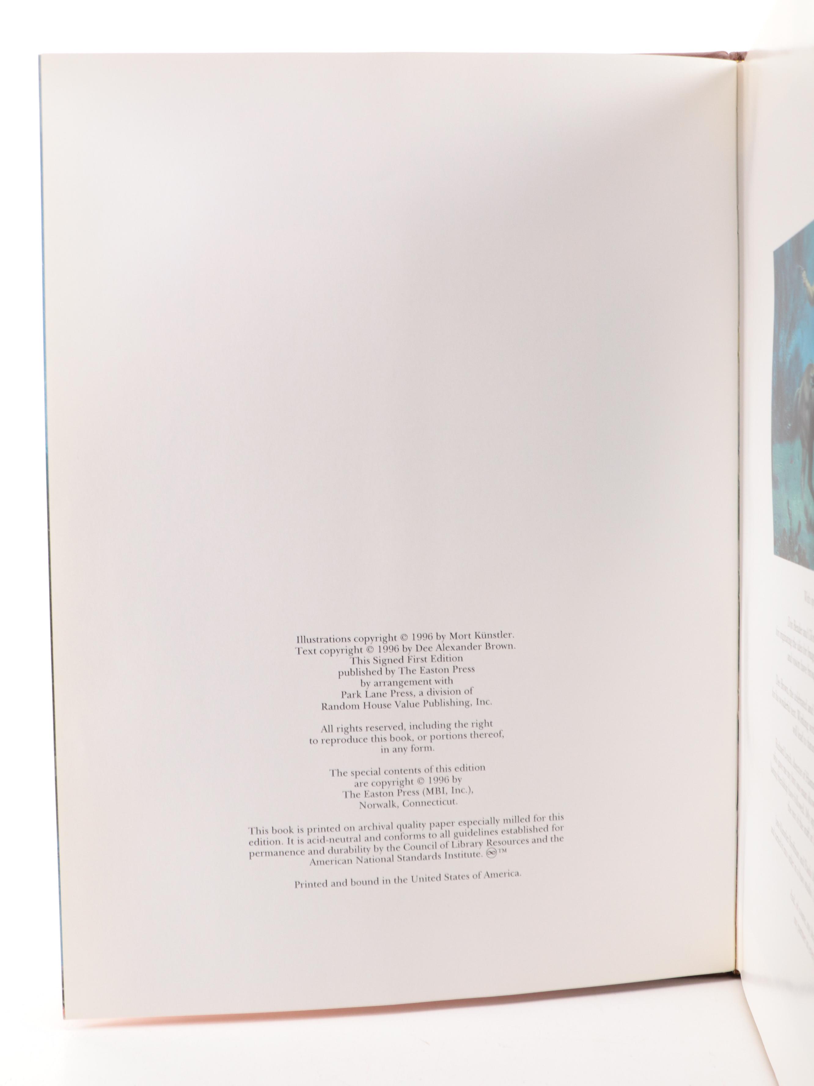 Easton Press Signed Limited Edition "Images of the Old West" and More