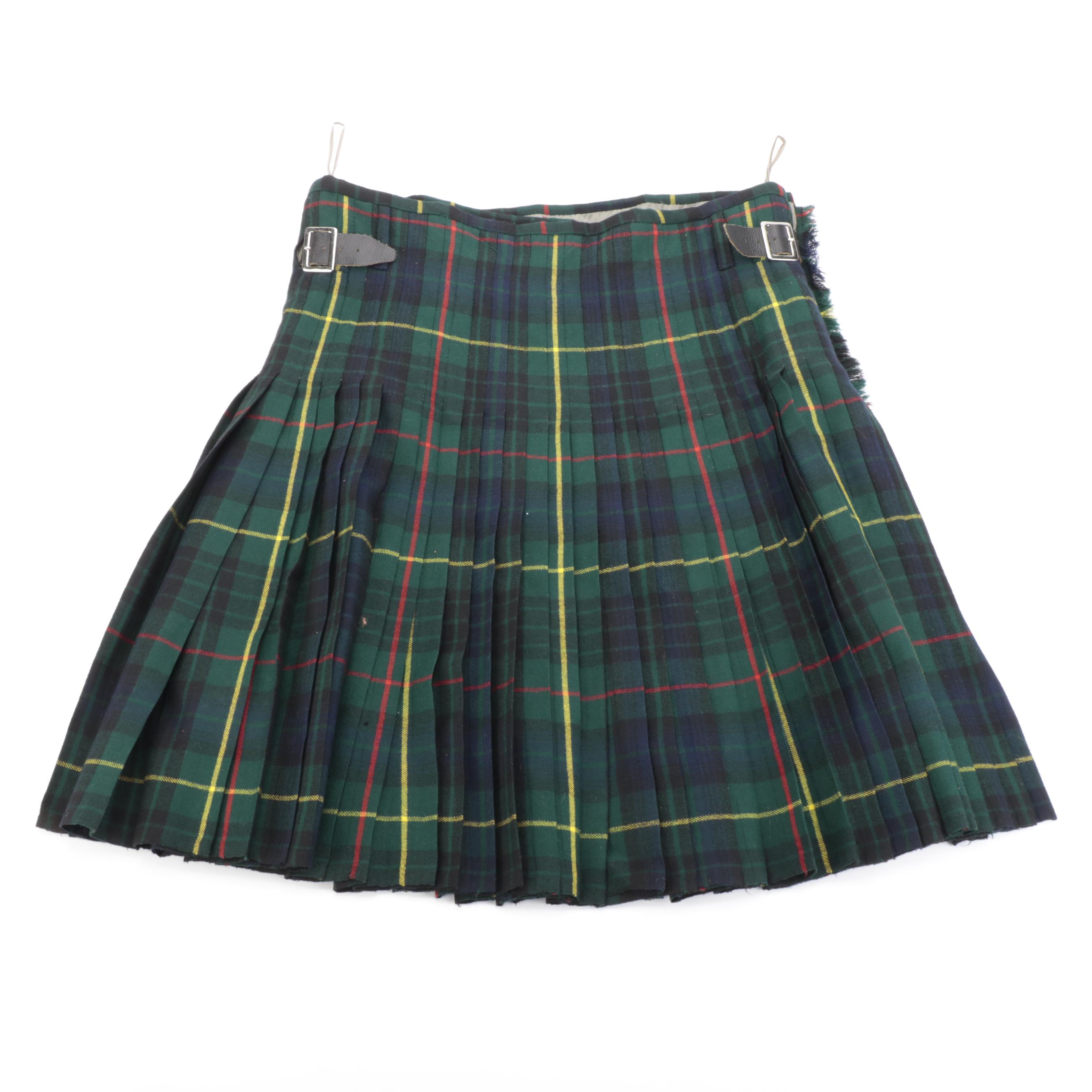 The Scotch House Farquharson Tartan Kilt and Stillwater Kilt in Mackenzie Tartan