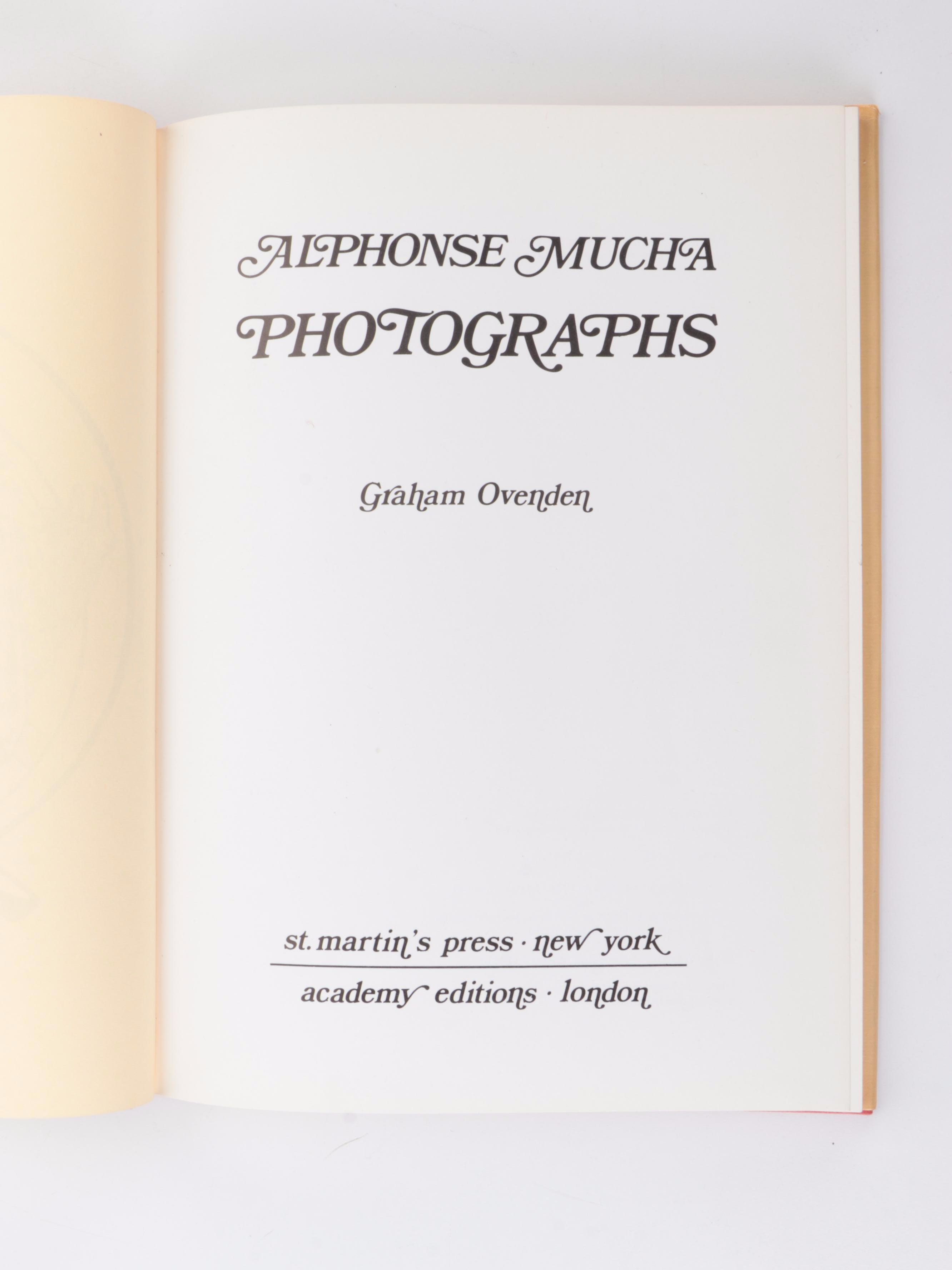 "Mucha Photographs" by Graham Ovenden with "Posters of Mucha"