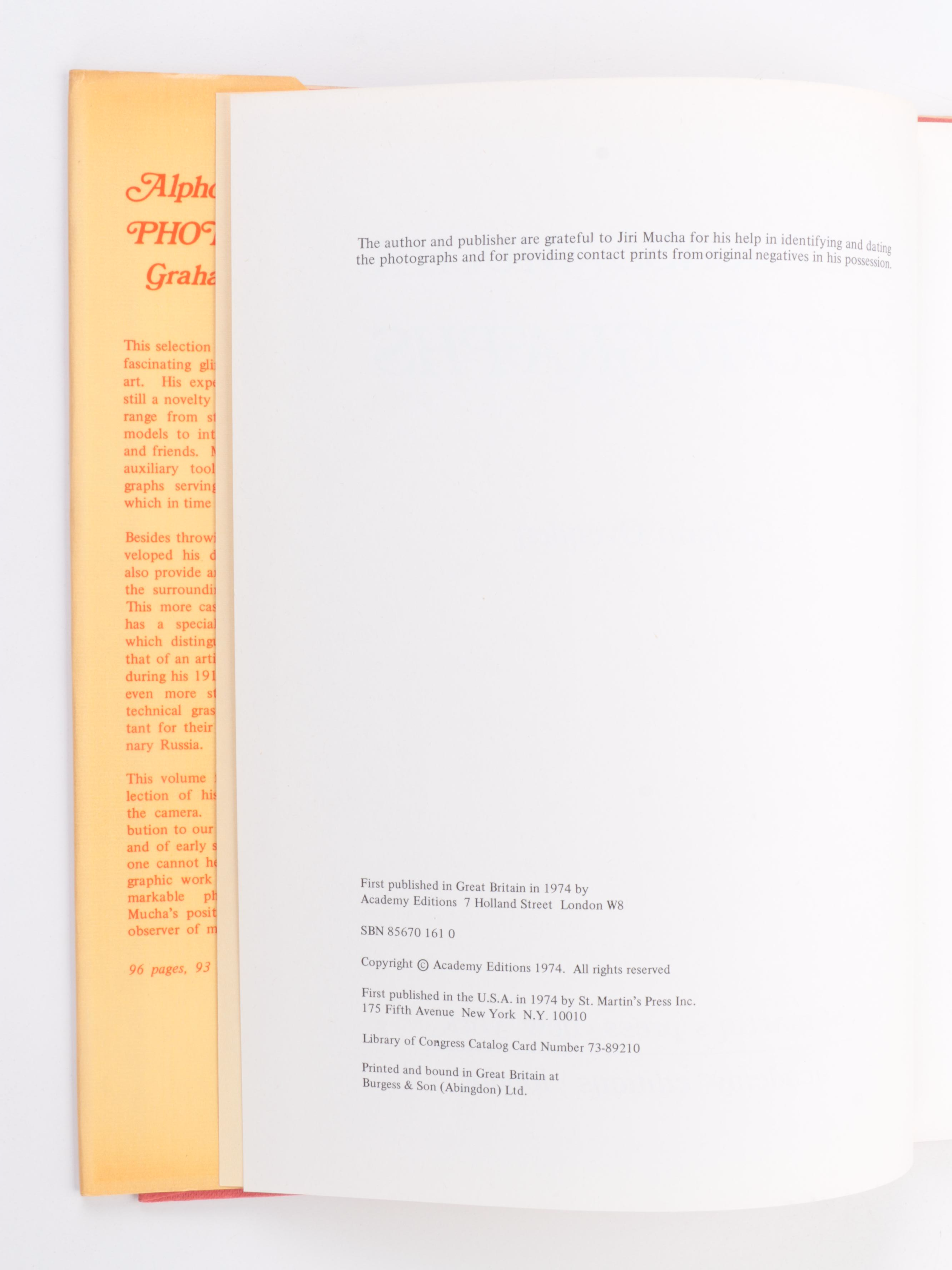 "Mucha Photographs" by Graham Ovenden with "Posters of Mucha"