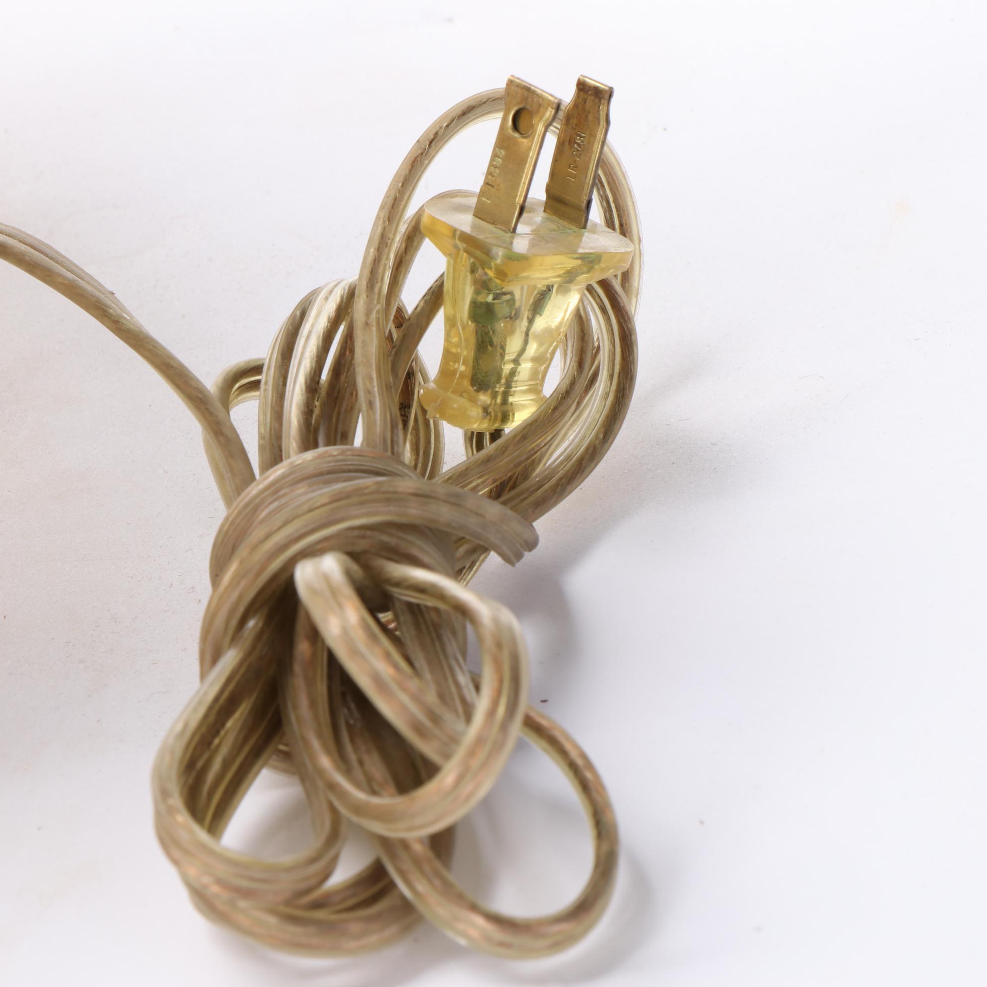 Westwood East Asian Style Ceramic Gilt Crackle Glaze Table Lamps