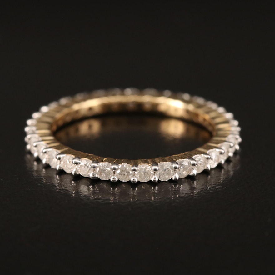 14K 0.93 CTW Diamond Eternity Band