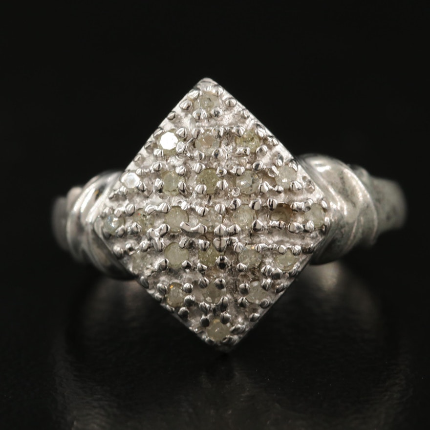 10K 0.24 CTW Diamond Ring