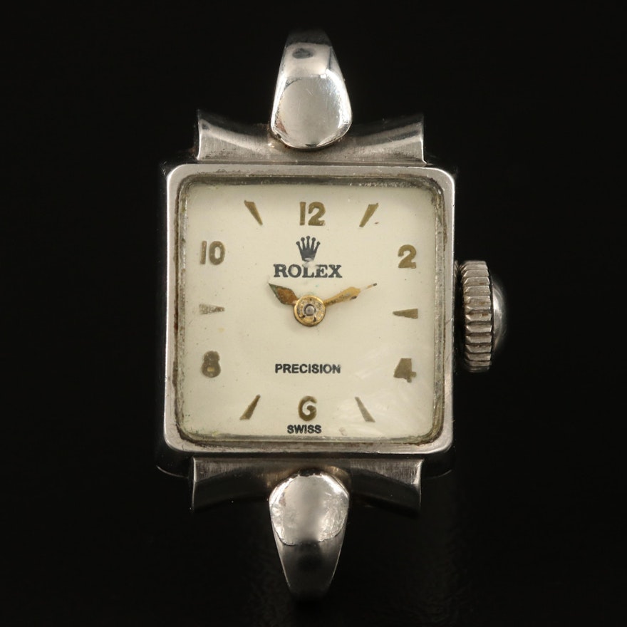 Vintgae Rolex Stainless Steel Wristwatch , Circa 1947