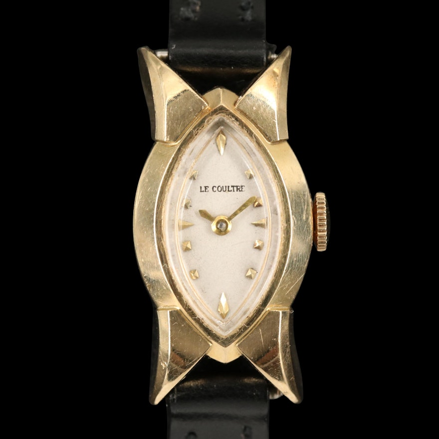 14K LeCoultre Stem Wind Wristwatch