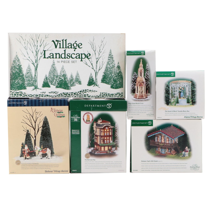 Department 56 "Dickens' Village Series" and "Alpine Village Series" Accessories