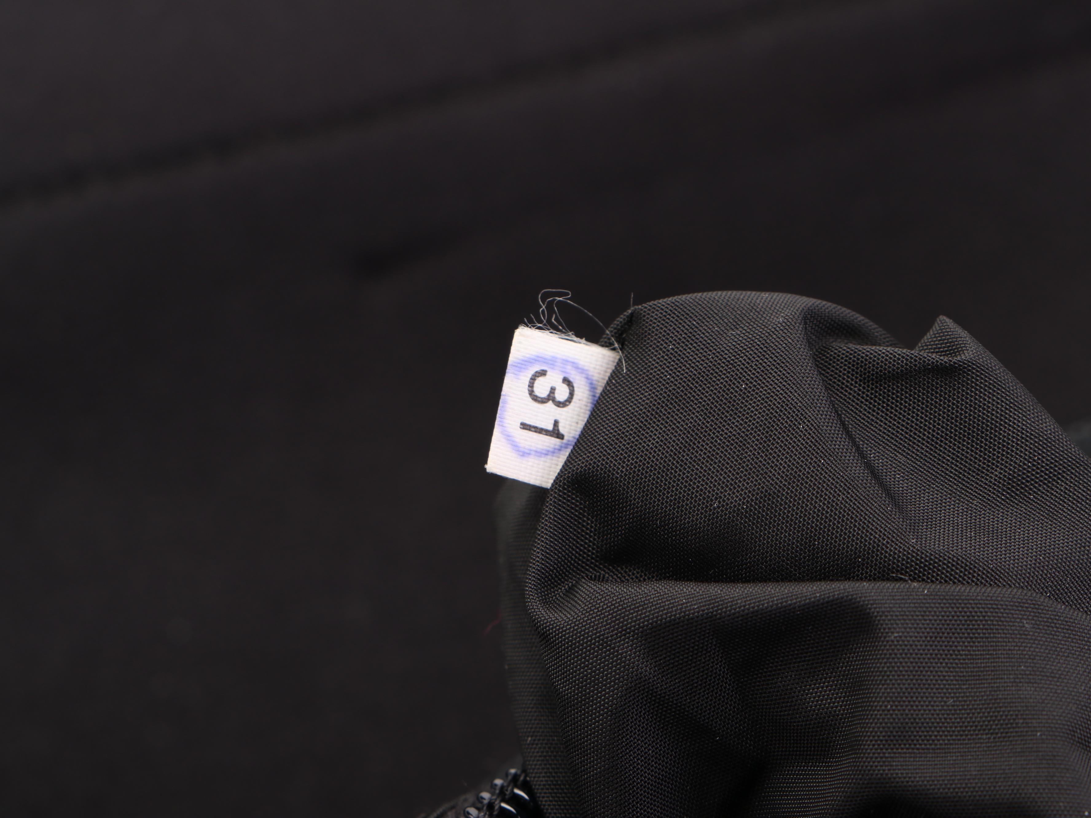 Prada Sling Messenger Bag in Black Neoprene with Leather