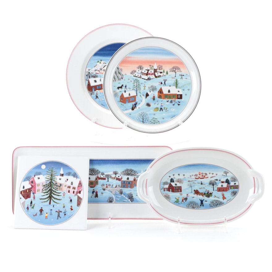 Villeroy & Boch "Naif Christmas" Porcelain Serveware