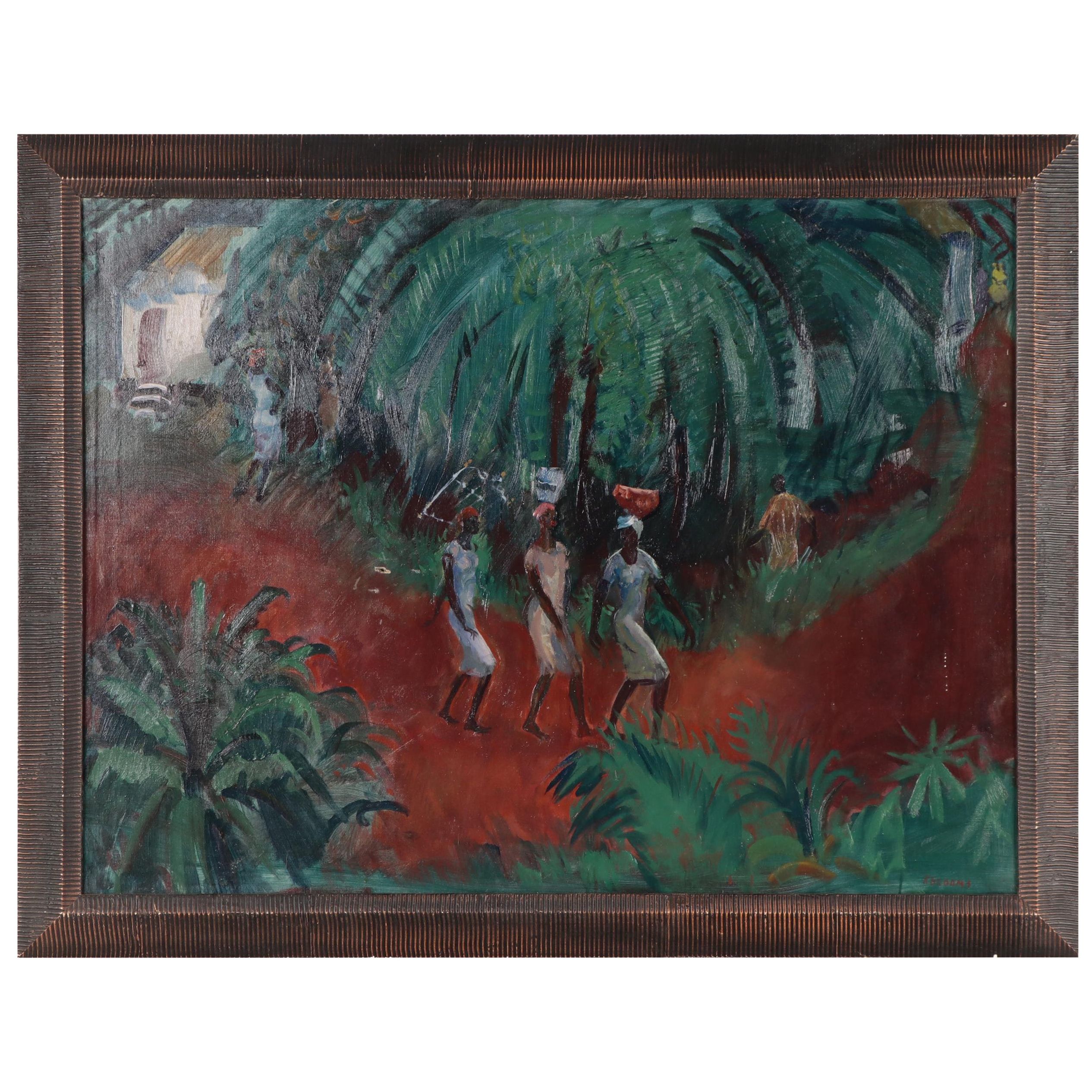 Reginald Grooms Oil Painting "Water Carriers"