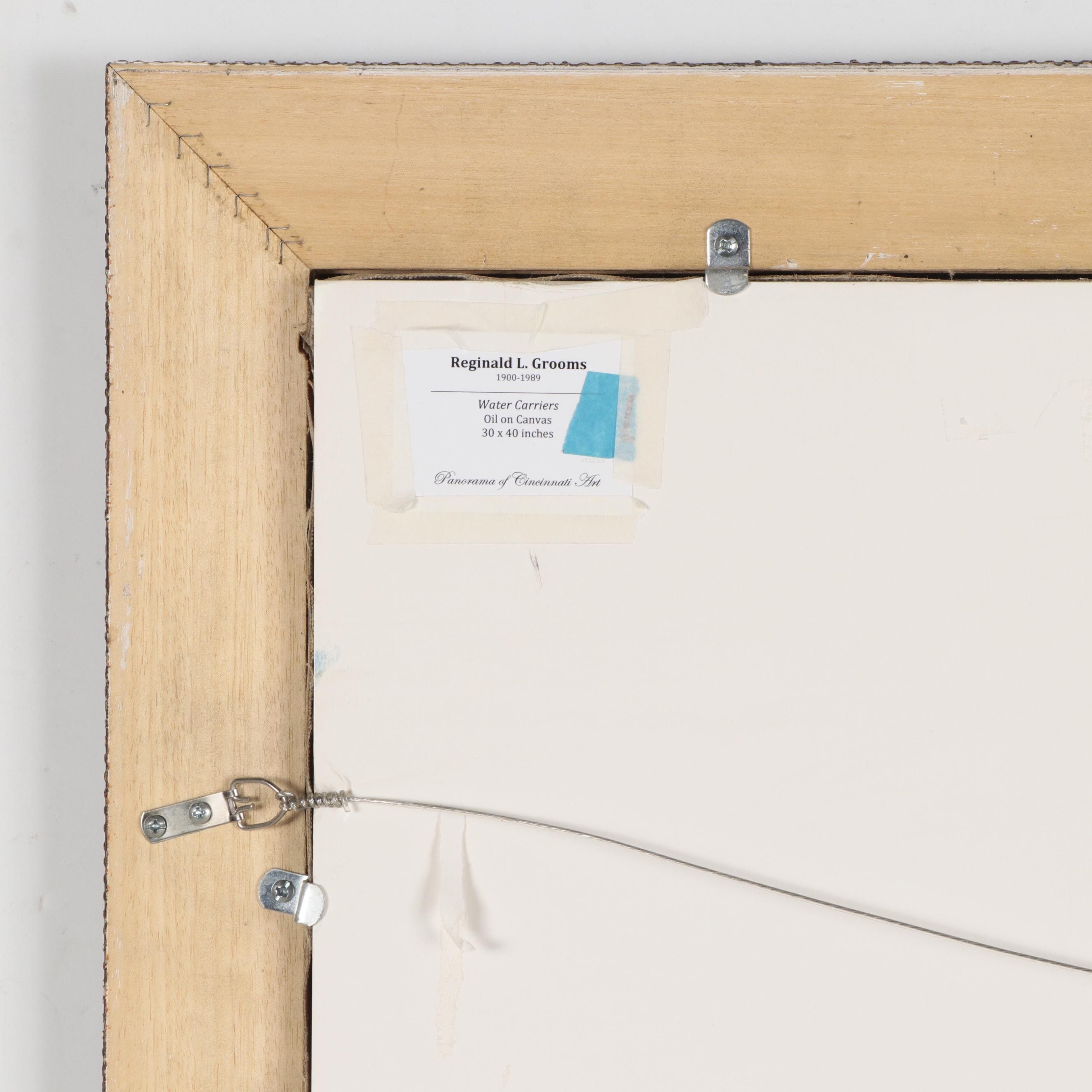 Reginald Grooms Oil Painting "Water Carriers"