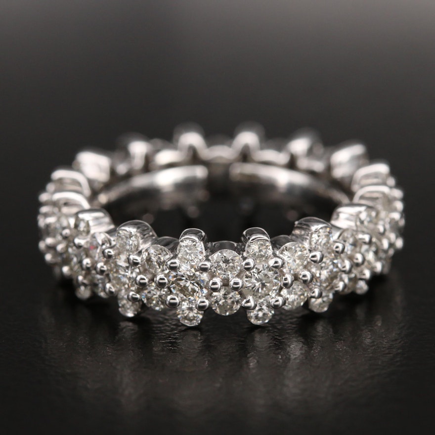 14K 2.99 CTW Diamond Eternity Band